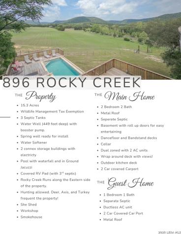 896 Rocky Creek Road Medina TX 78055