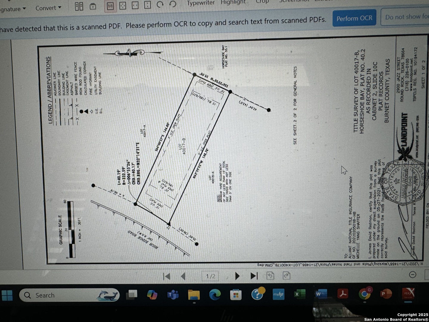 Lot 40017 Hi Ridge Road Horseshoe Bay TX 87657