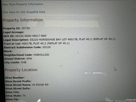 Lot 40017 Hi Ridge Road Horseshoe Bay TX 87657