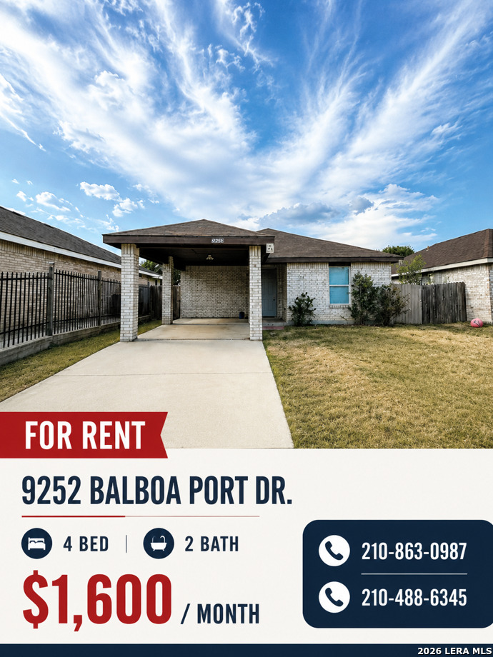 9252 Balboa Port Drive San Antonio TX 78242