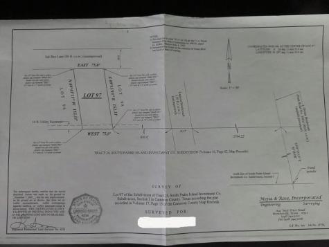 Lot 97 Tract 25 South Padre Island TX 78597