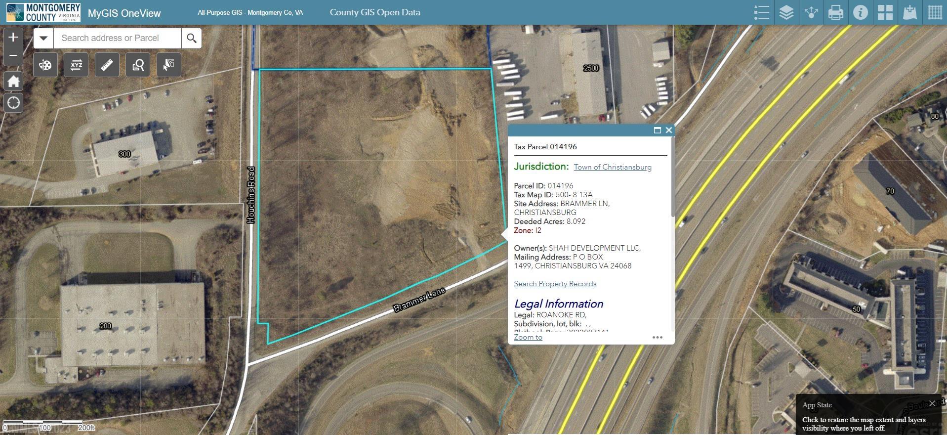 Tbd Brammer Lane Christiansburg VA 24073