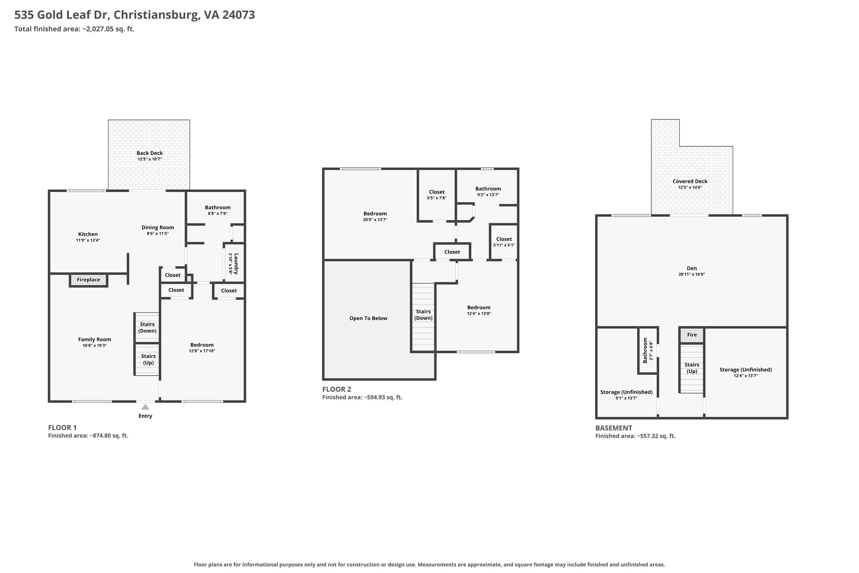 535 Gold Leaf Drive Christiansburg VA 24073