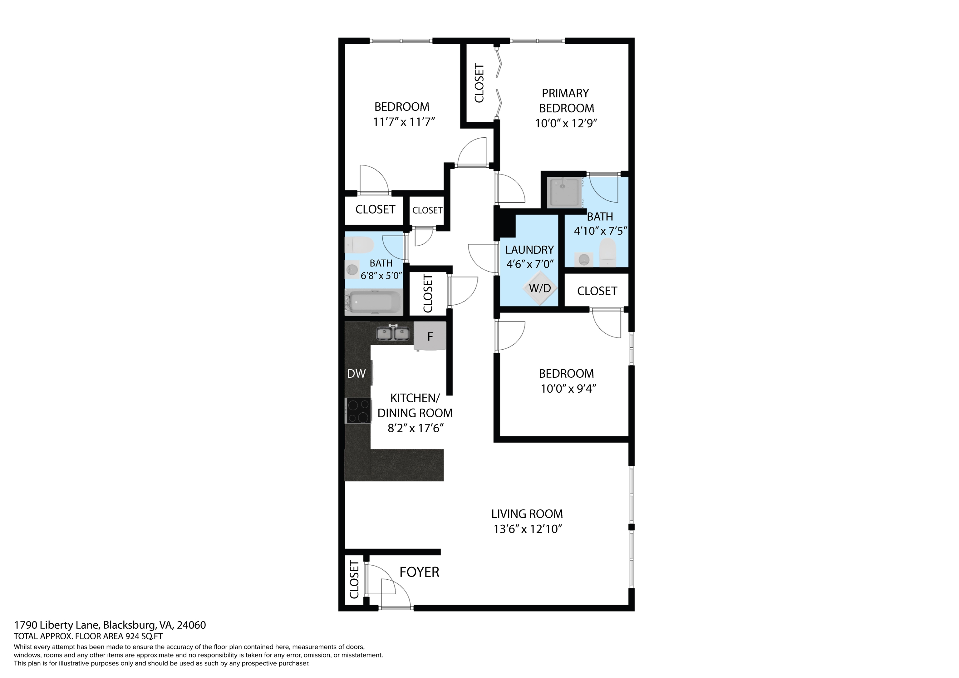 1790 Liberty Lane Blacksburg VA 24060