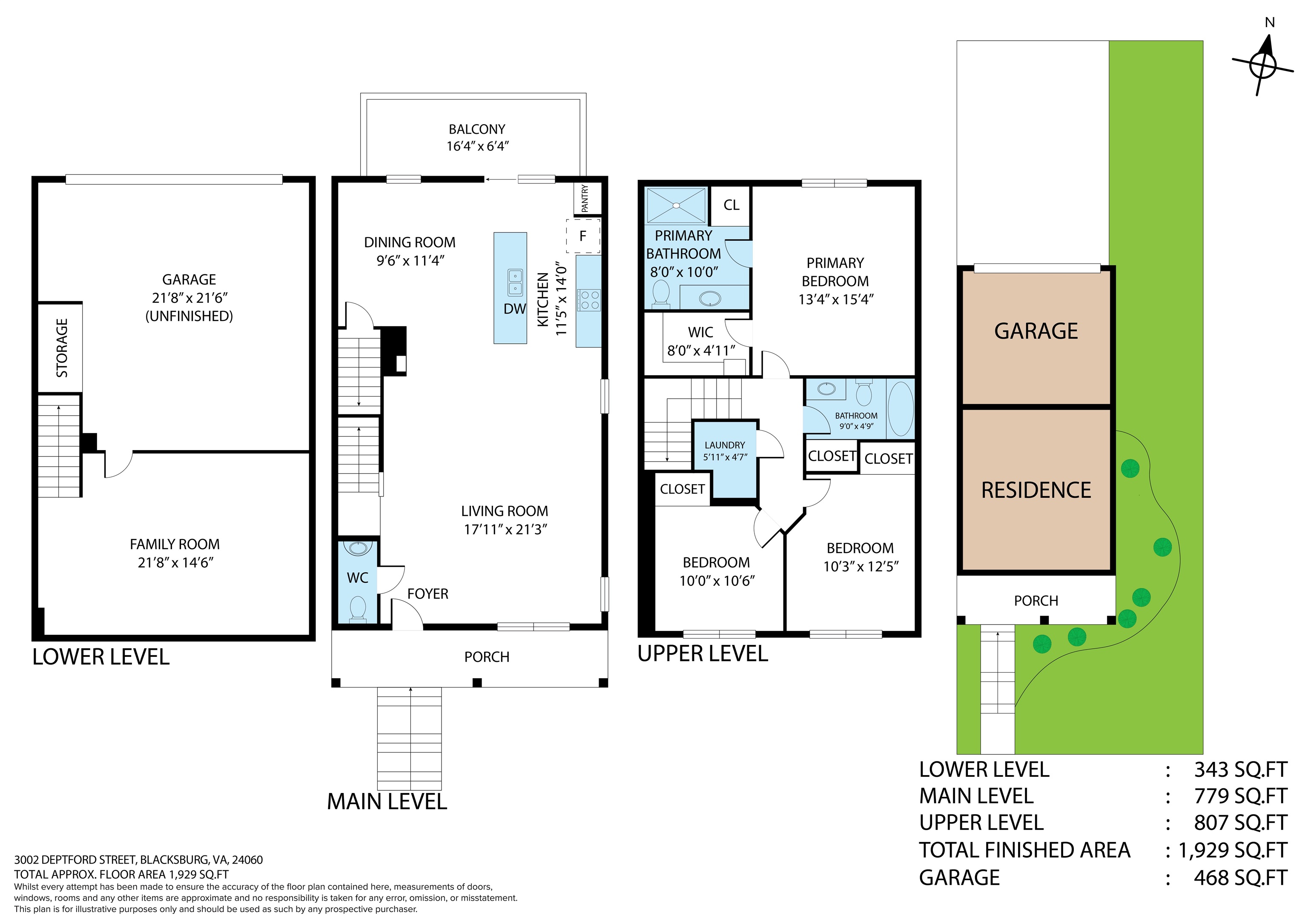 3002 Deptford Street Blacksburg VA 24060