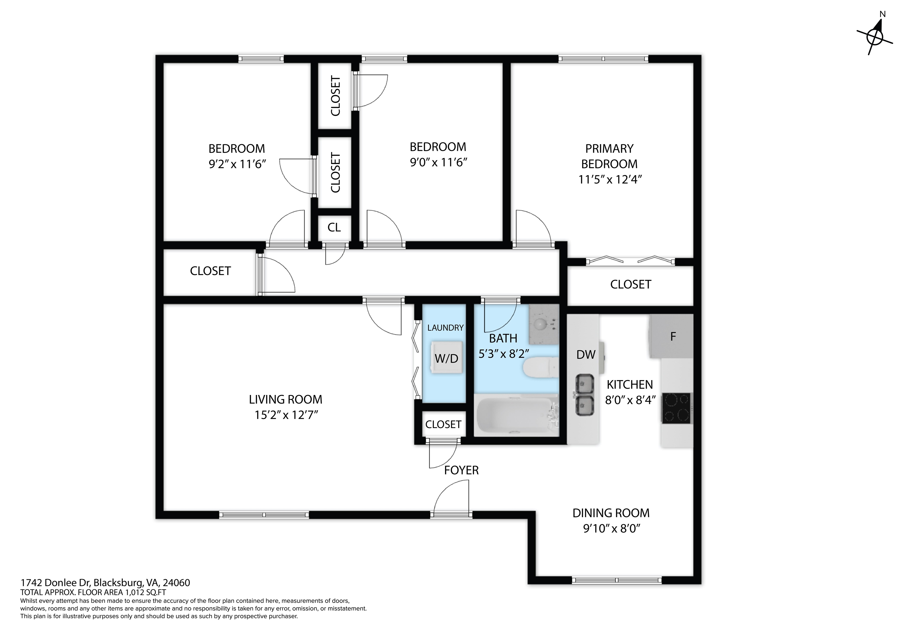 1742 Donlee Drive Blacksburg VA 24060