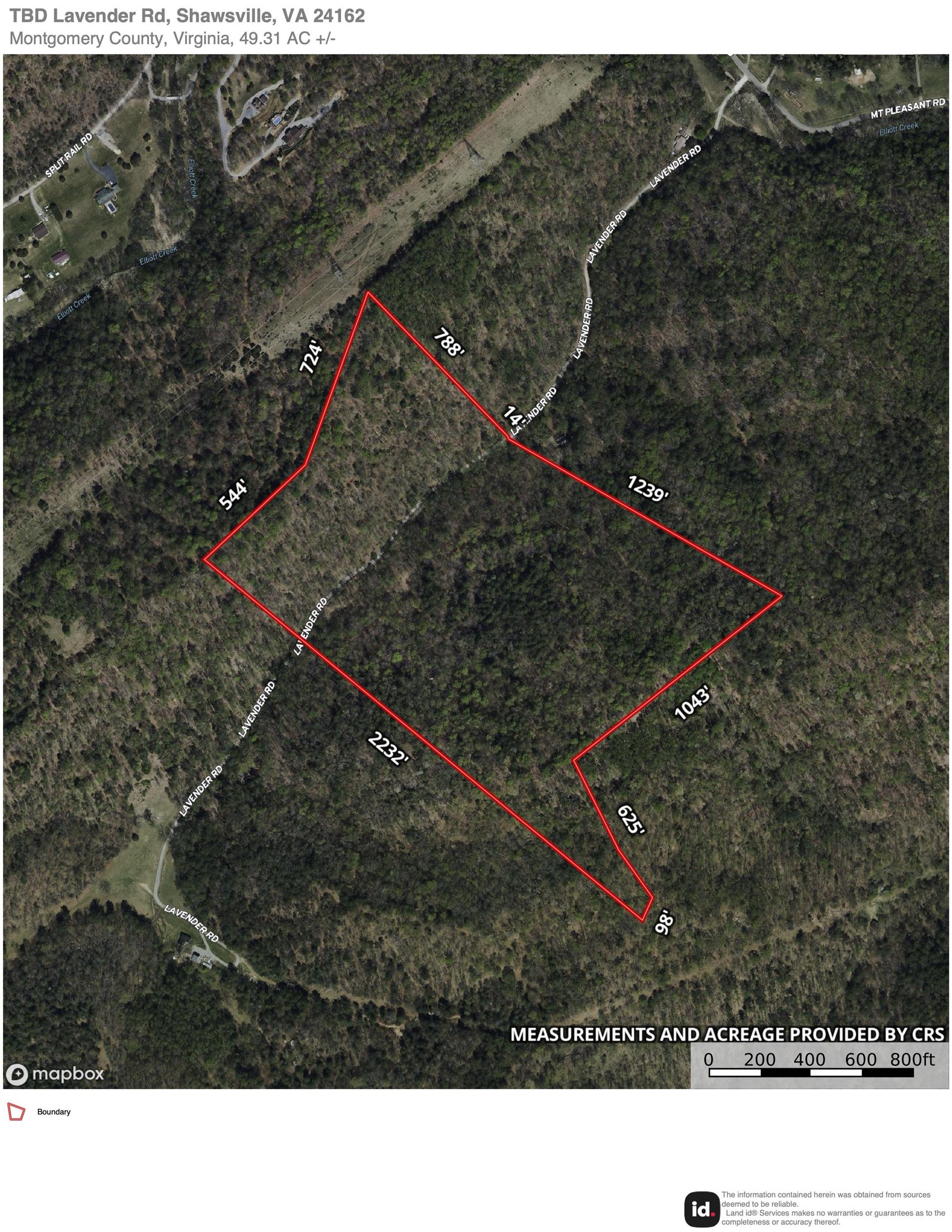 Tbd Lavender Road Shawsville VA 24162