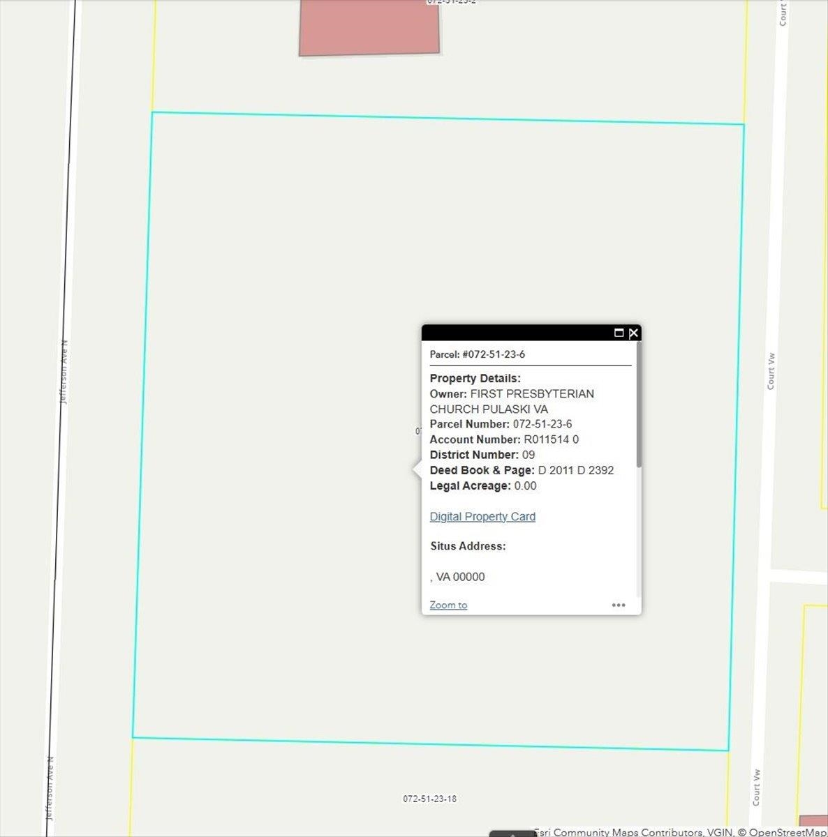 Tbd Jefferson Avenue N Pulaski VA 24301