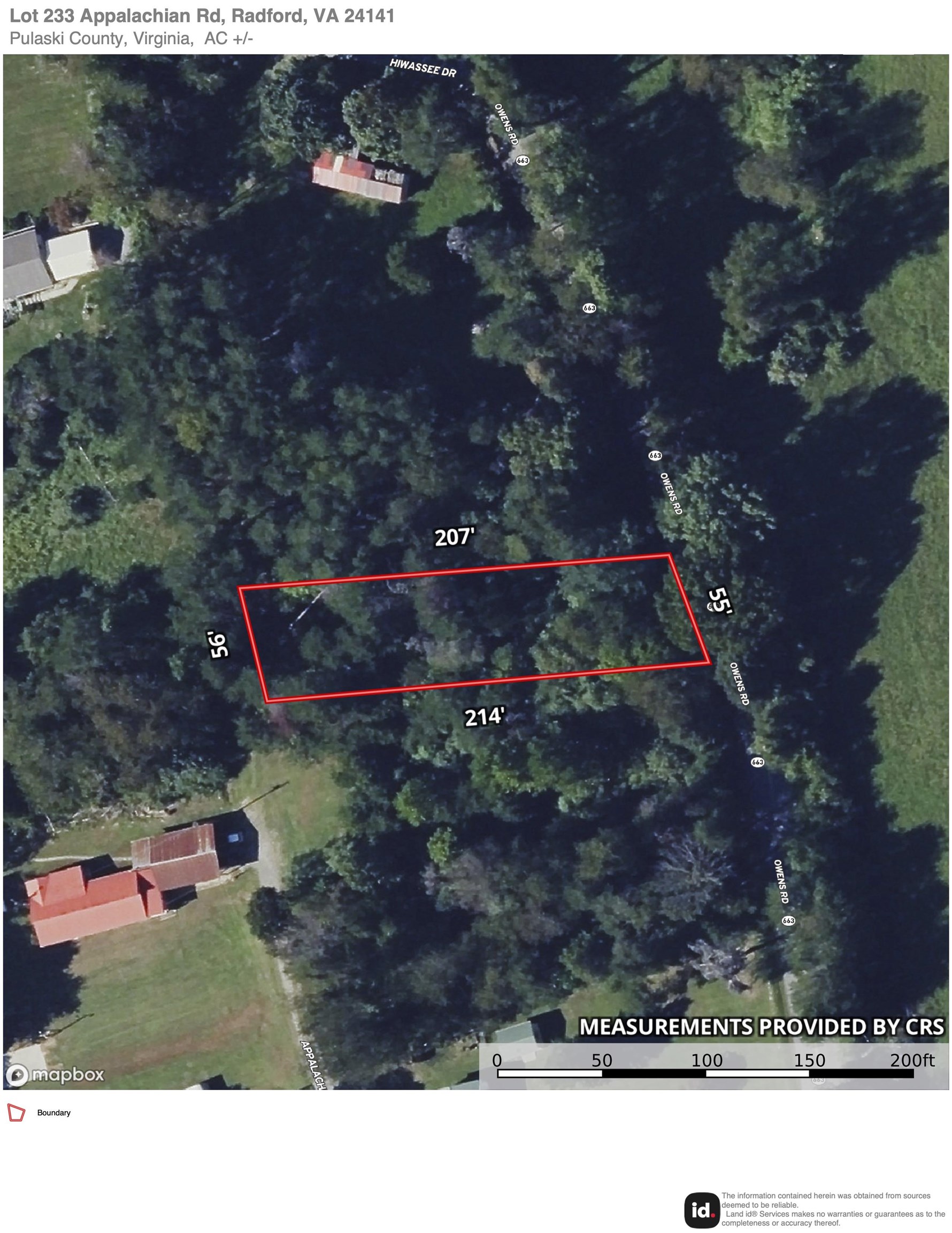 Lot 233 Appalachian Road Radford VA 24141