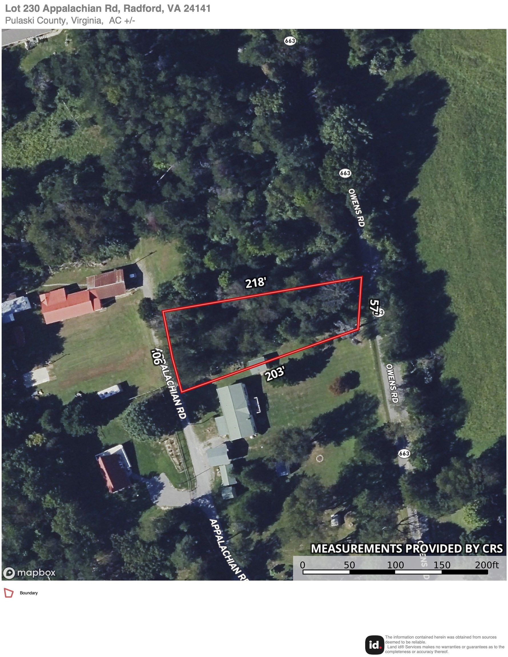 Lot 230 Appalachian Road Radford VA 24141