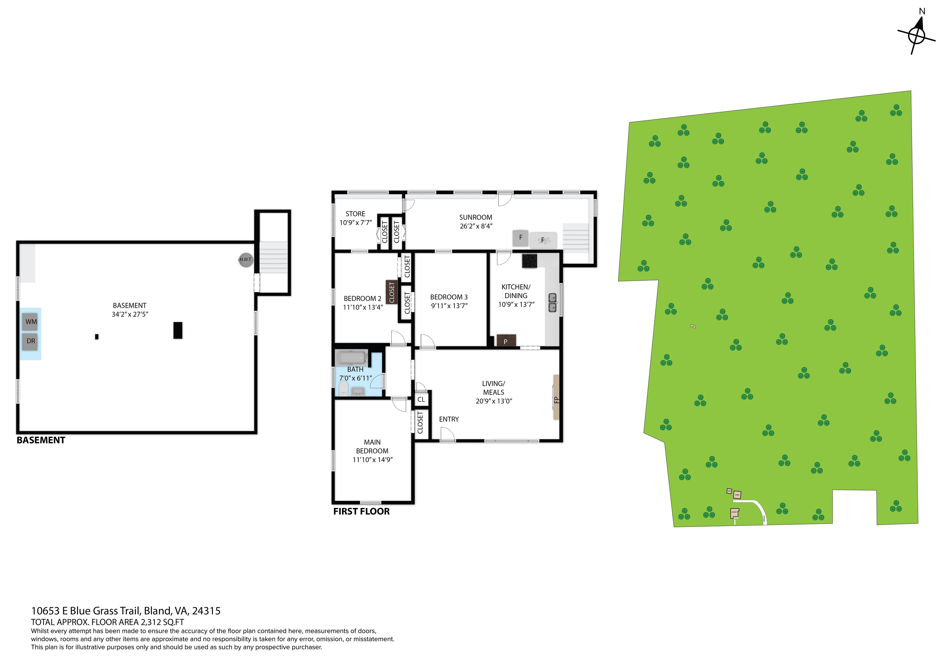 10653 E Blue Grass Trail Bland VA 24315