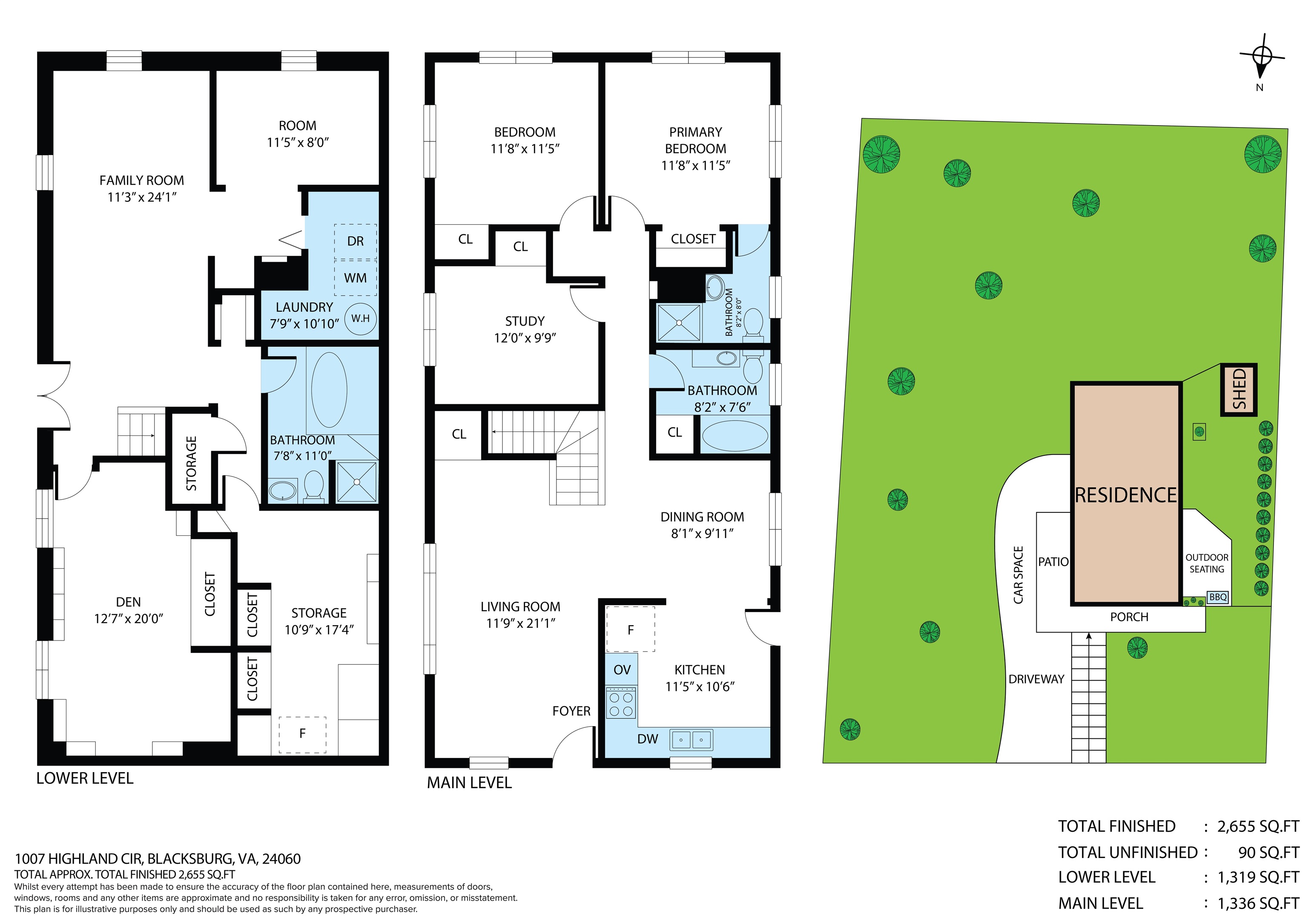 1007 Highland Circle Blacksburg VA 24060