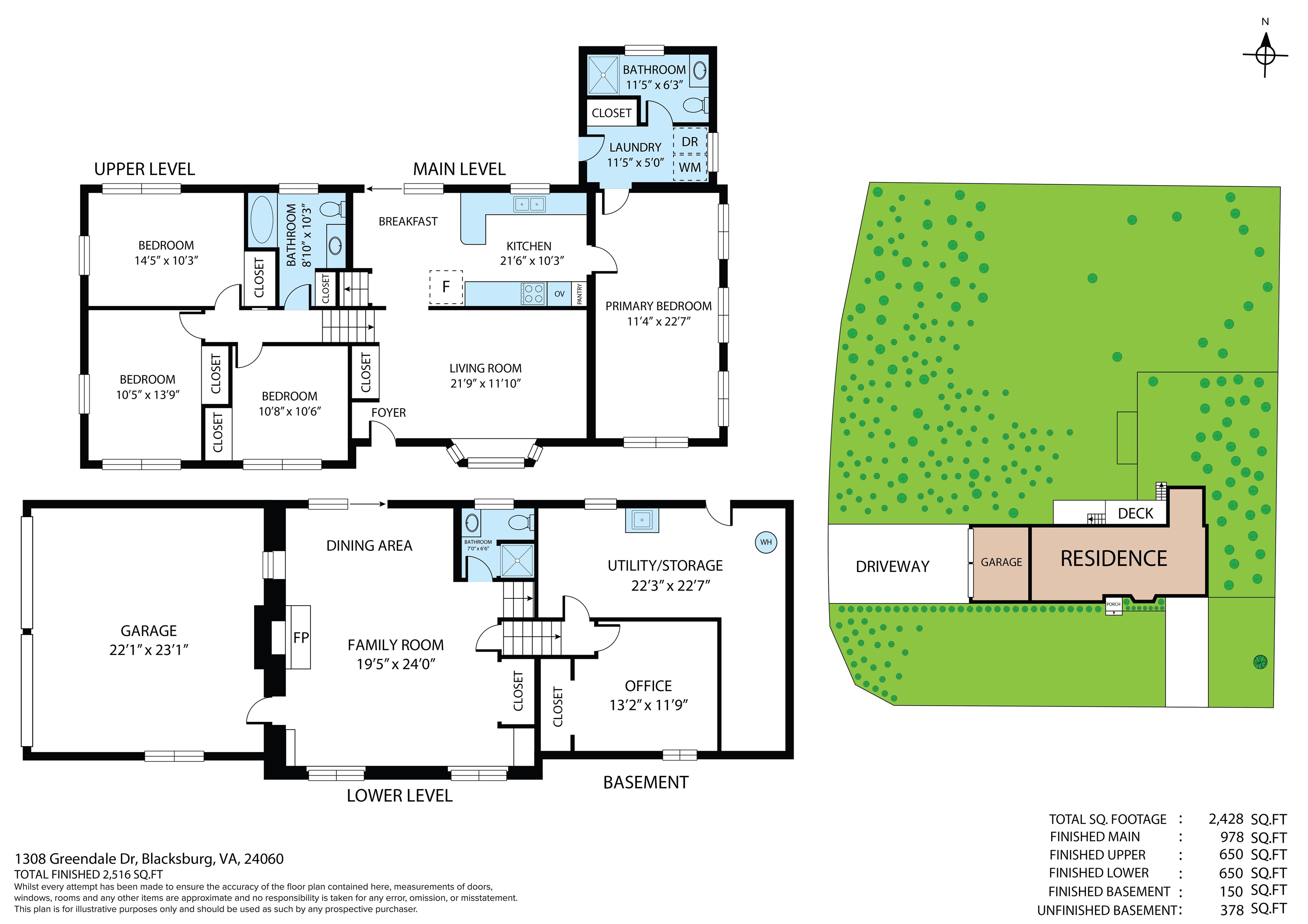 1308 Greendale Drive Blacksburg VA 24060