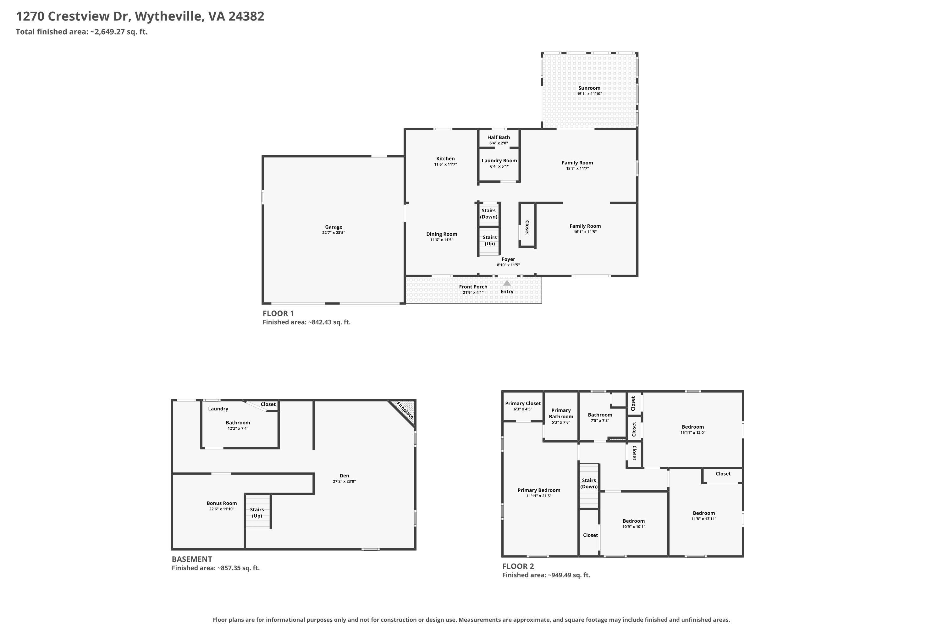 1270 Crestview Drive Wytheville VA 24382