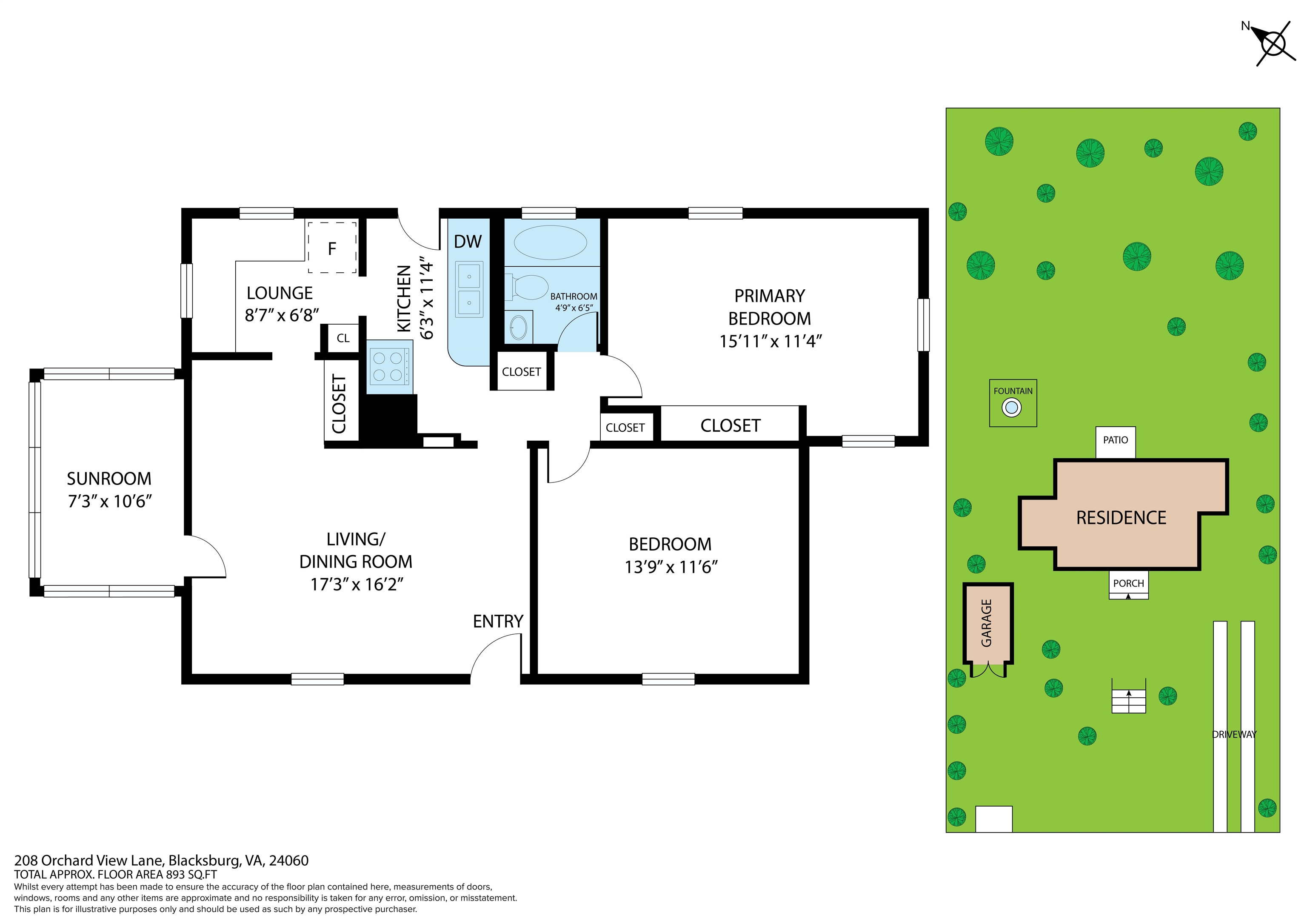 208 Orchard View Lane Blacksburg VA 24060