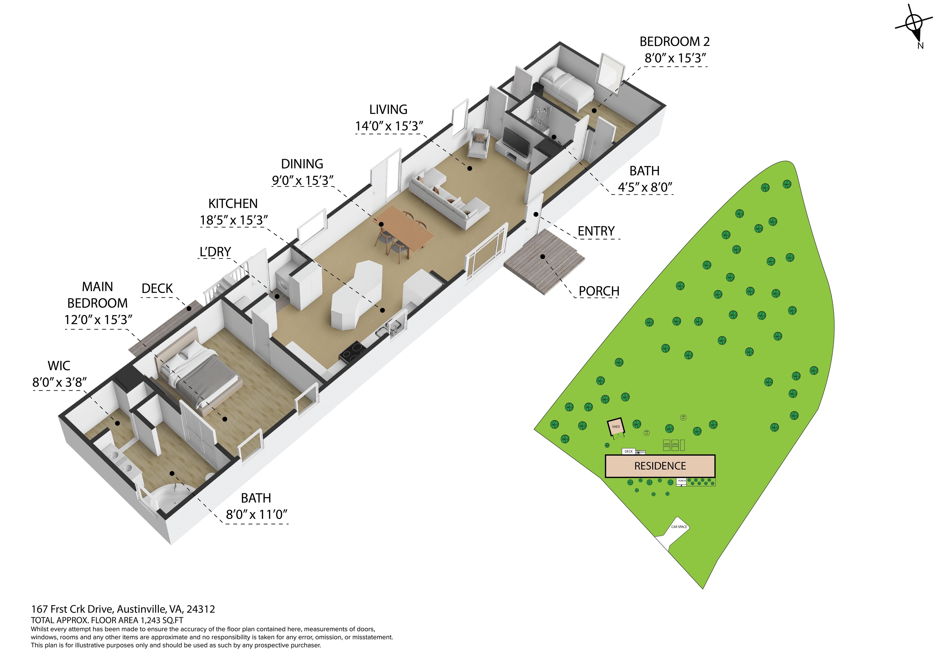 167 Forrest Creek Drive Austinville VA 24312