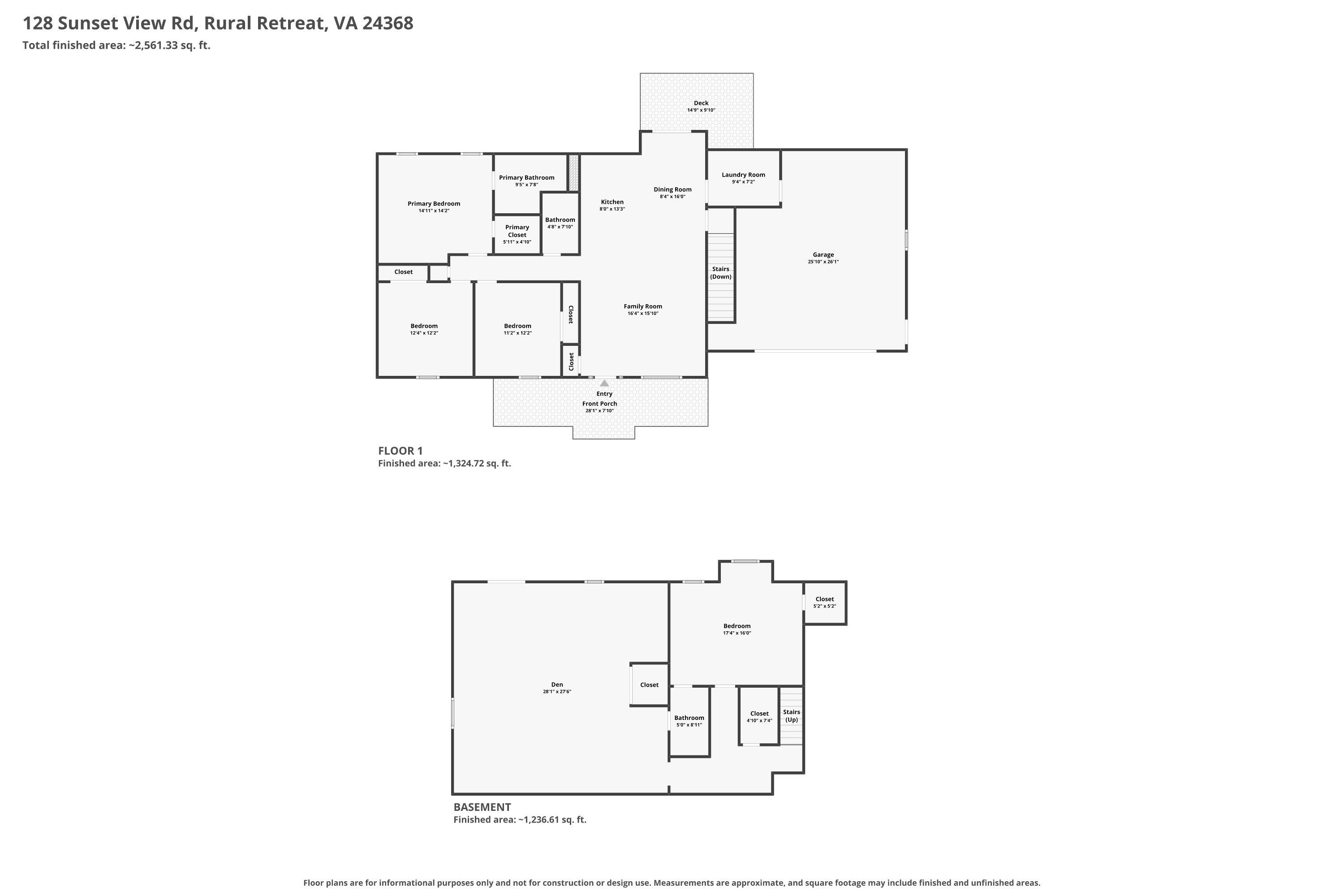 128 Sunset View Road Rural Retreat VA 24368