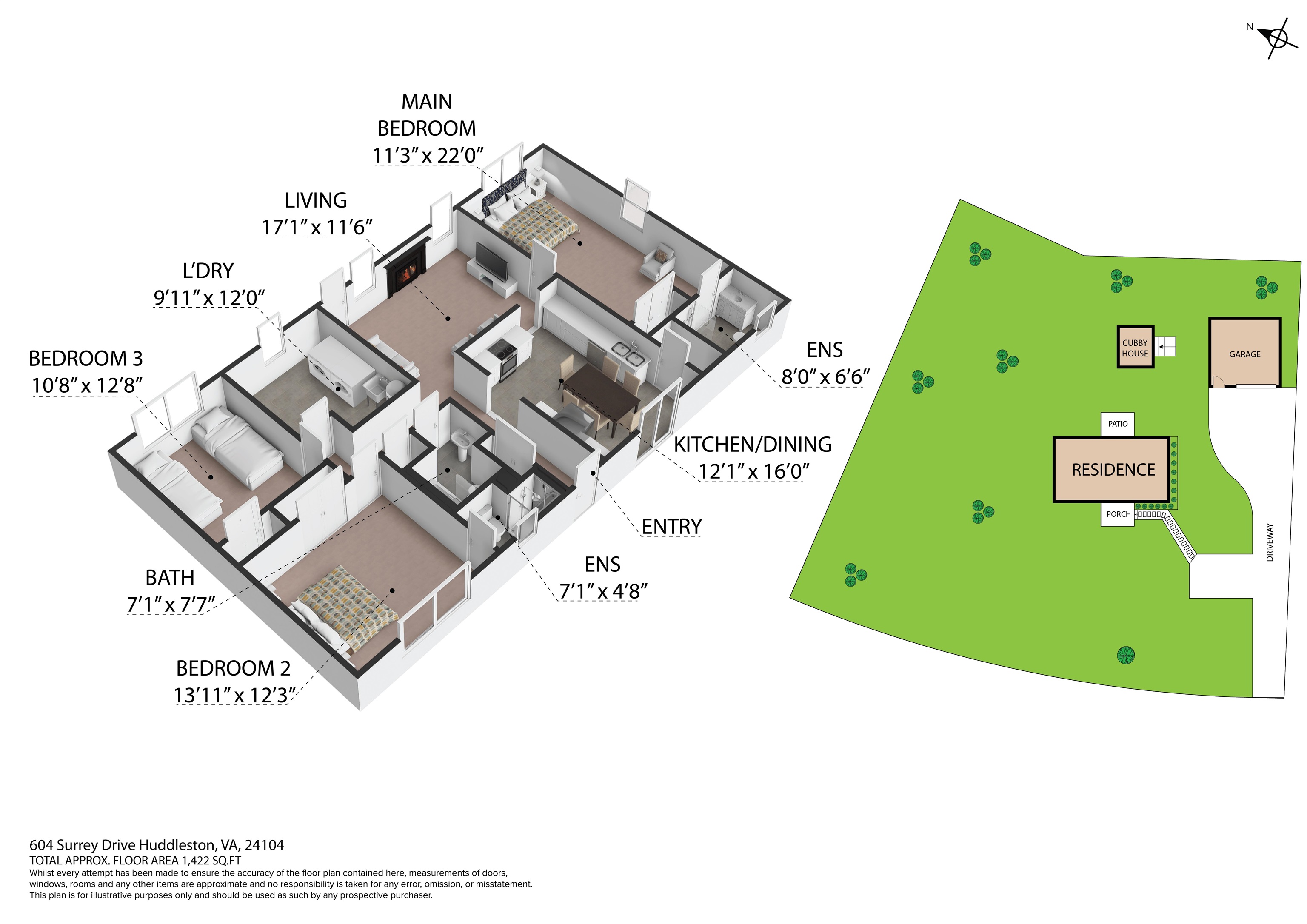 604 Surrey Drive Huddleston VA 24104