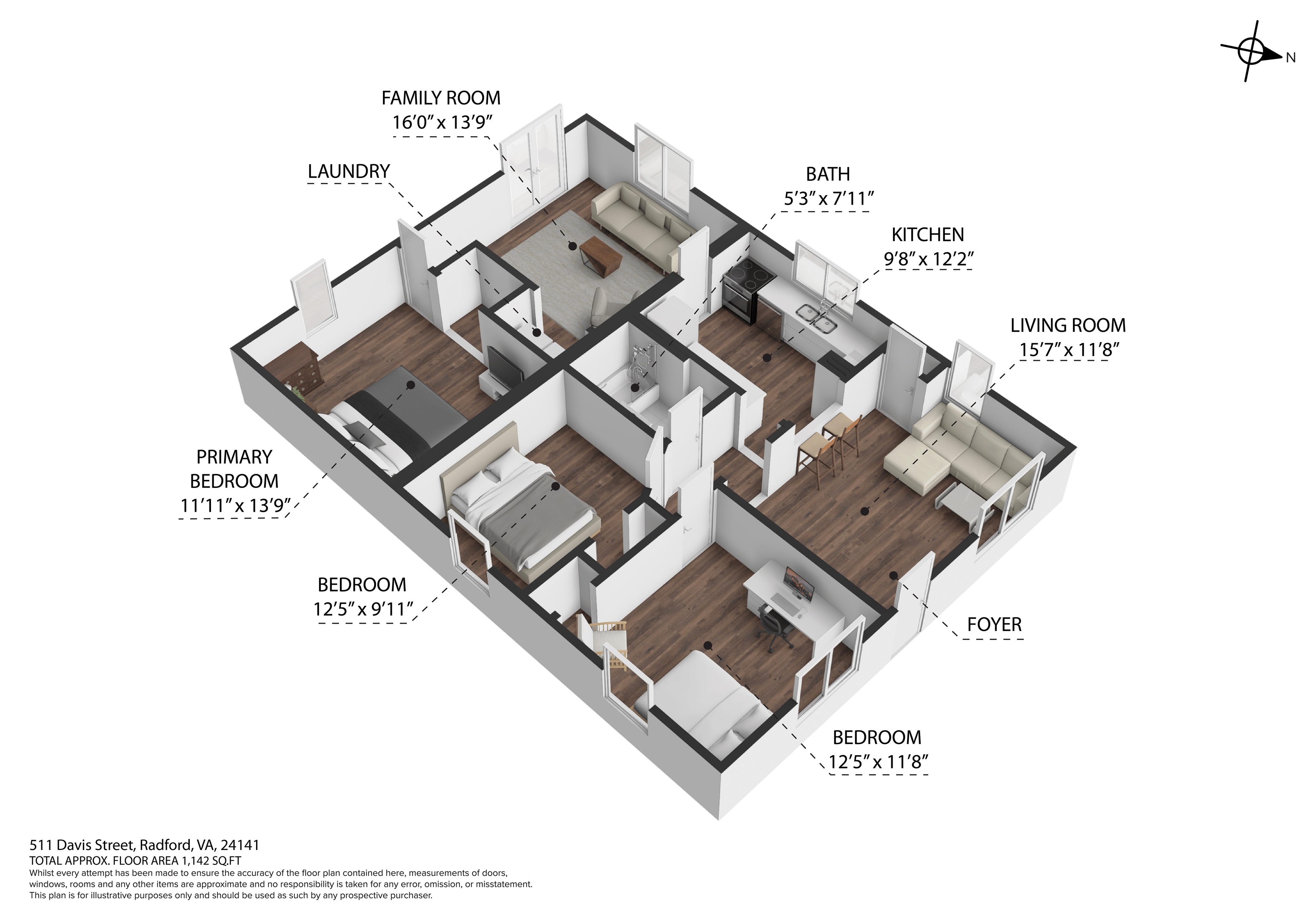 511 Davis Street Radford VA 24141