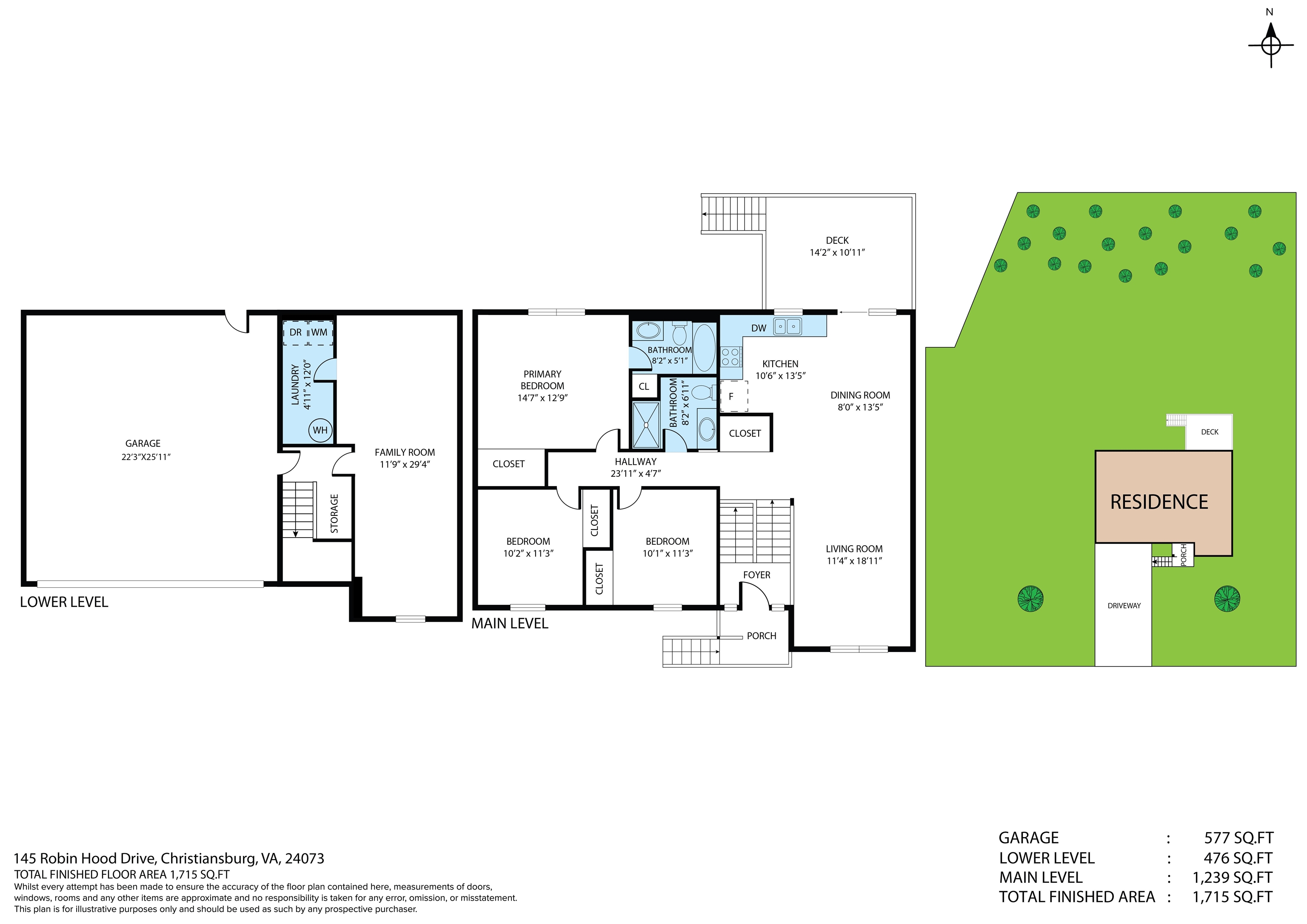145 Robin Hood Drive Christiansburg VA 24073