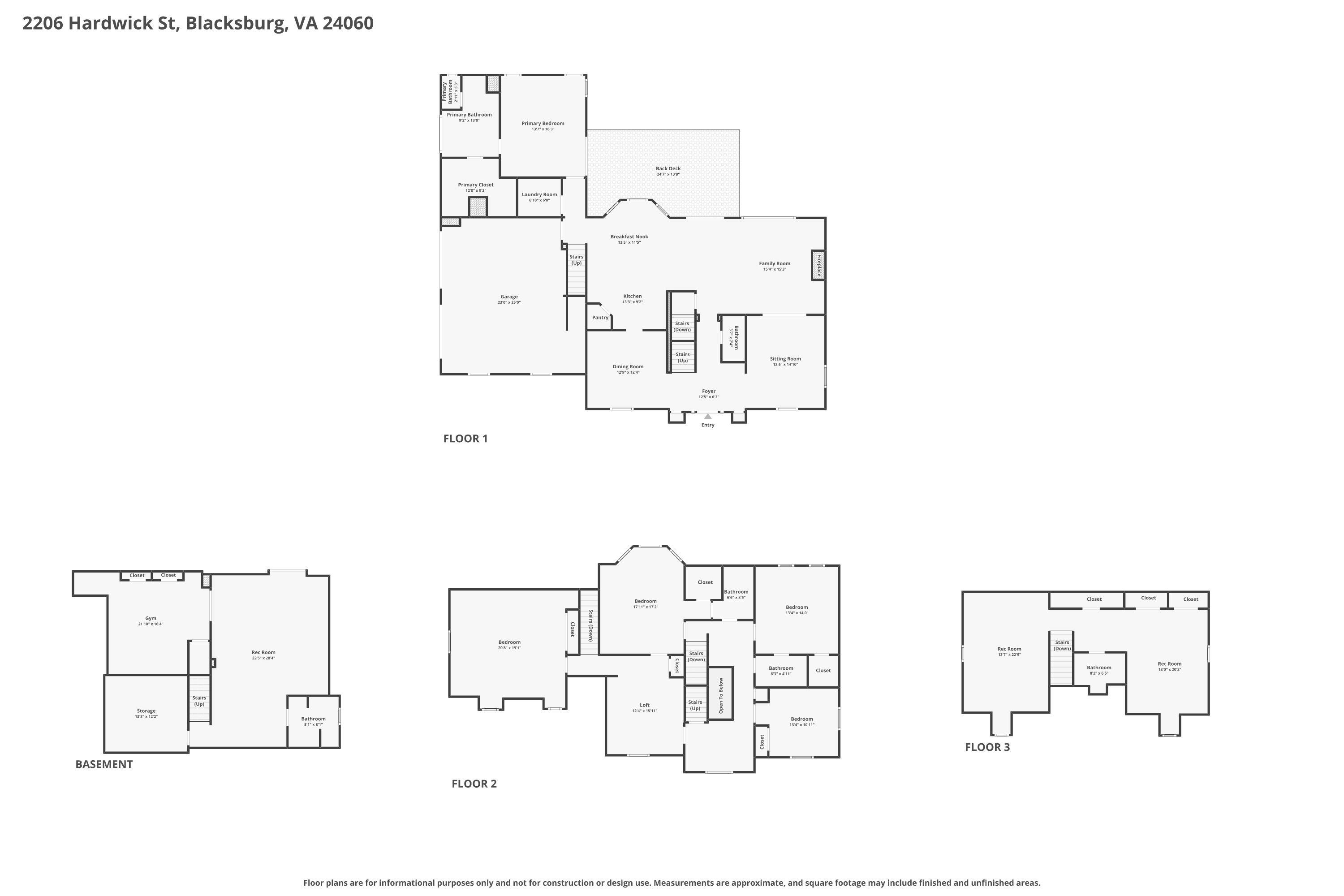 2206 Hardwick Street Blacksburg VA 24060