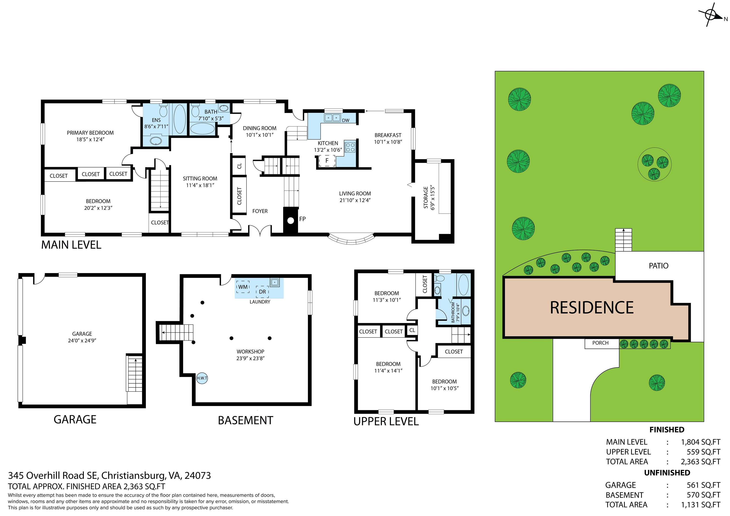 345 Overhill Road Christiansburg VA 24073
