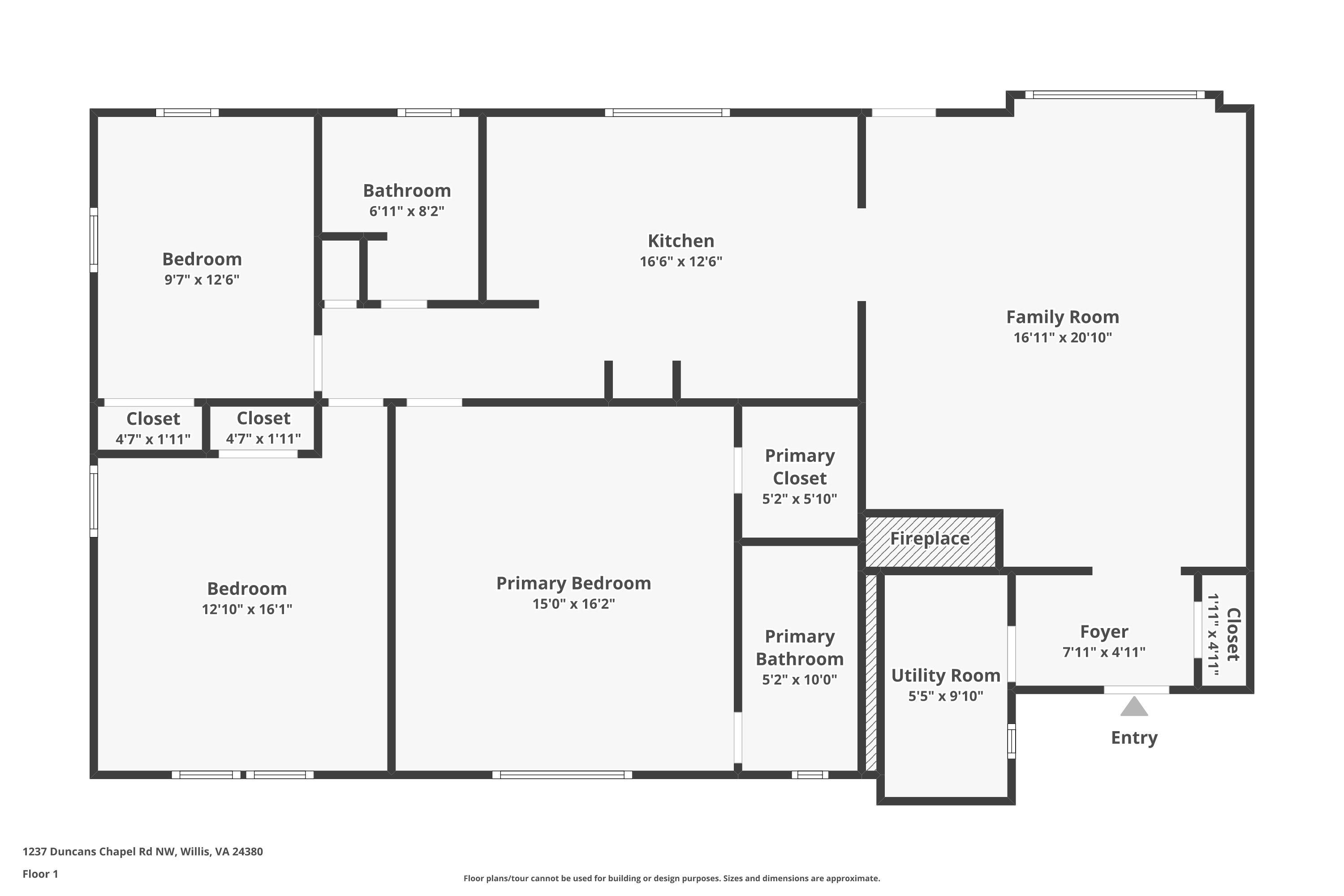 1237 Duncans Chapel Road Willis VA 24380