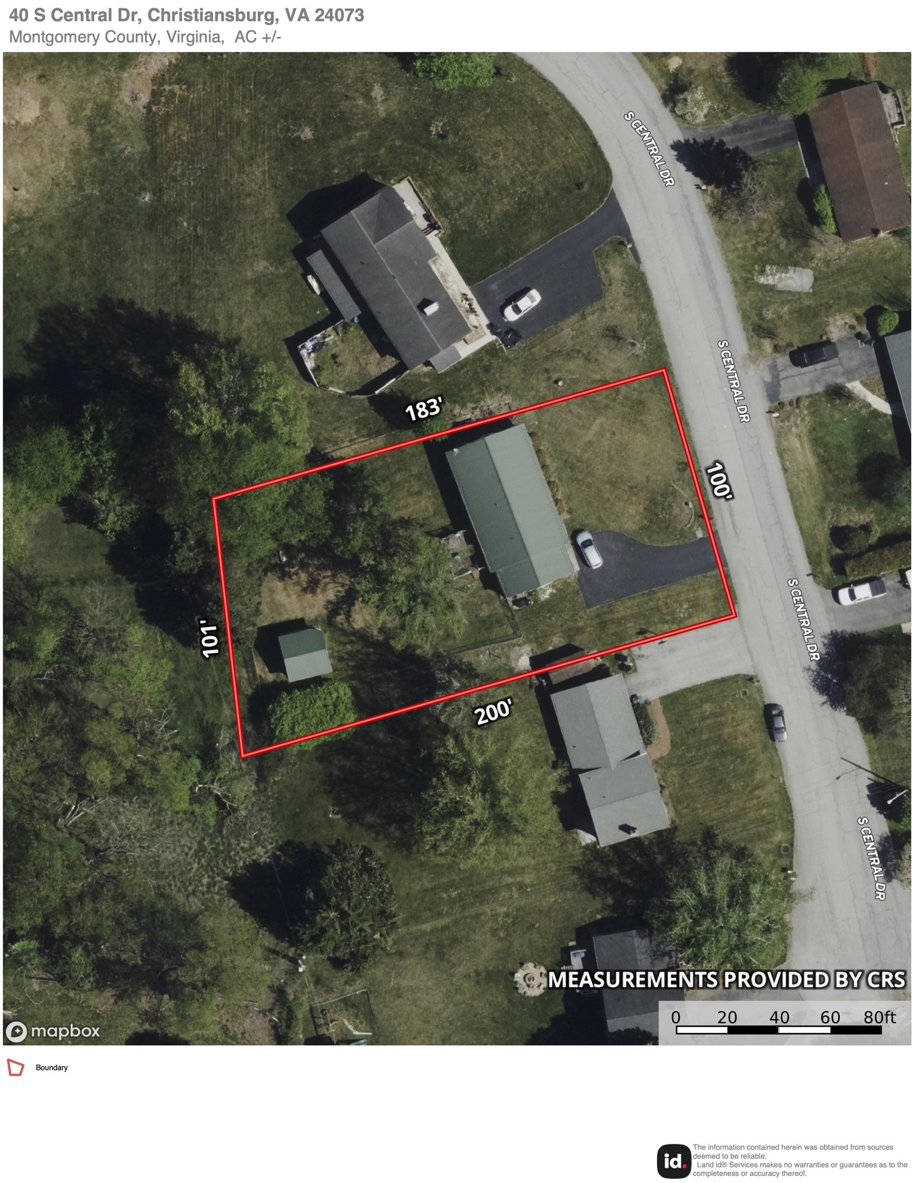 40 S Central Drive Christiansburg VA 24073