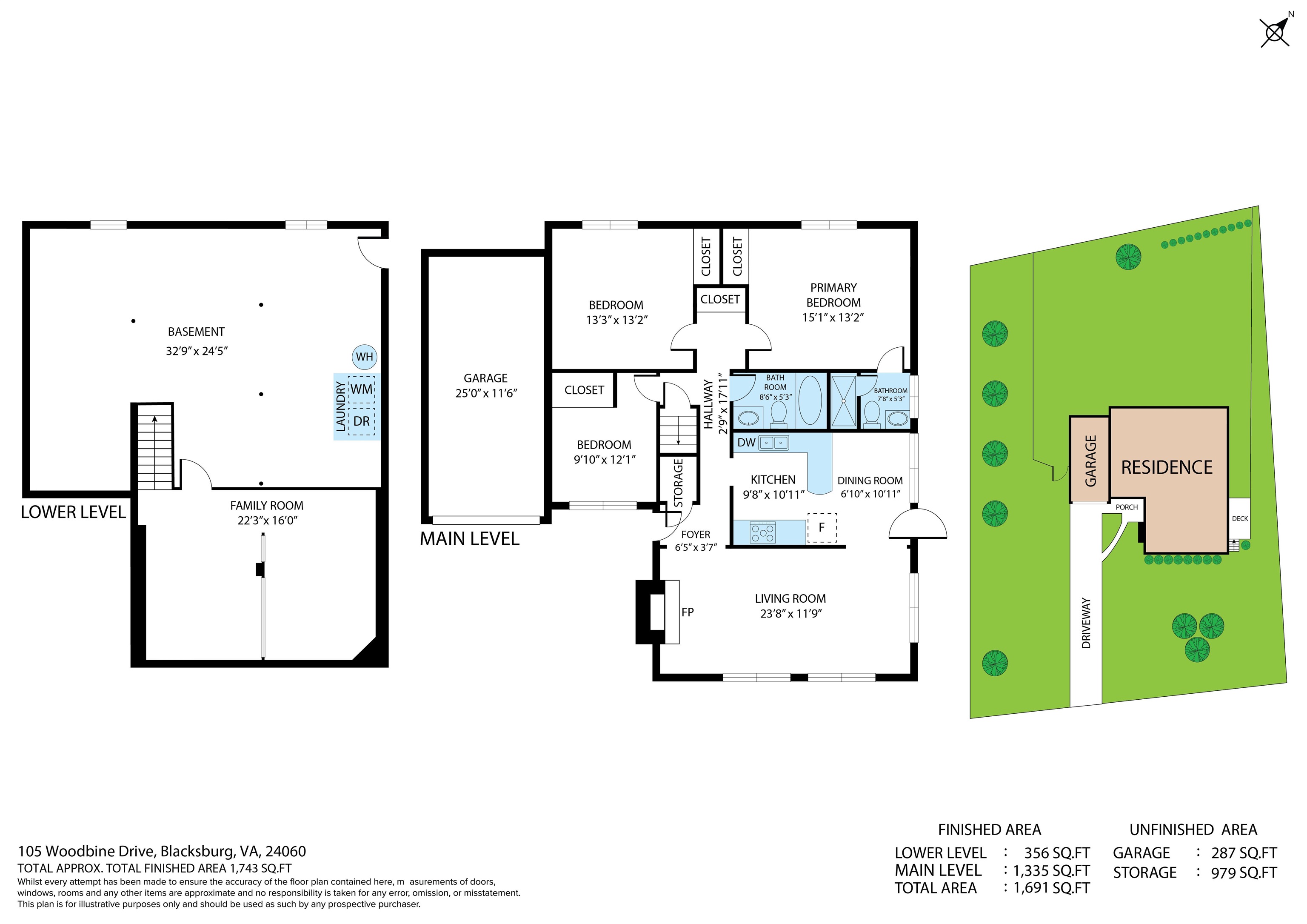 105 Woodbine Drive Blacksburg VA 24060