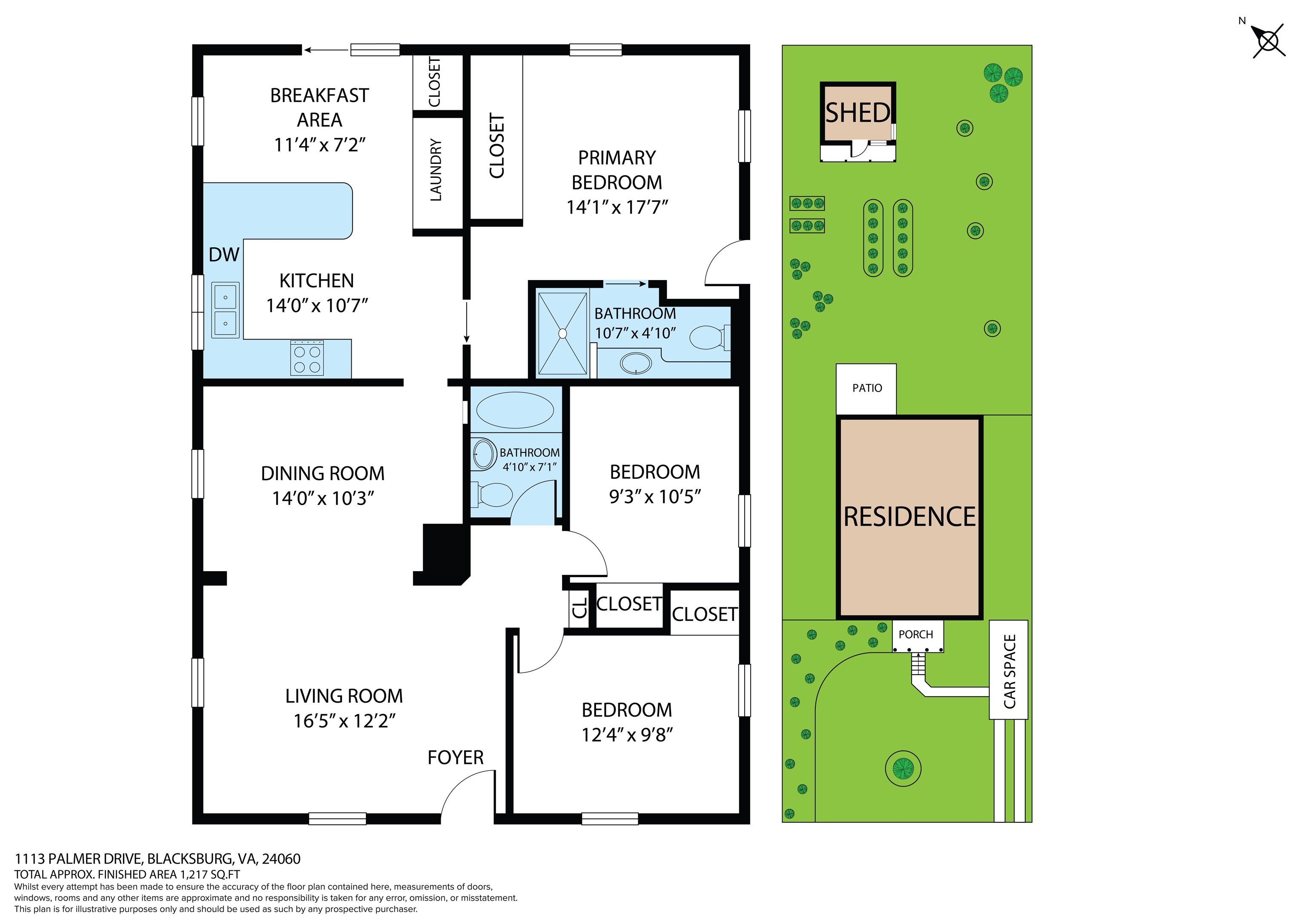 1113 Palmer Drive Blacksburg VA 24060