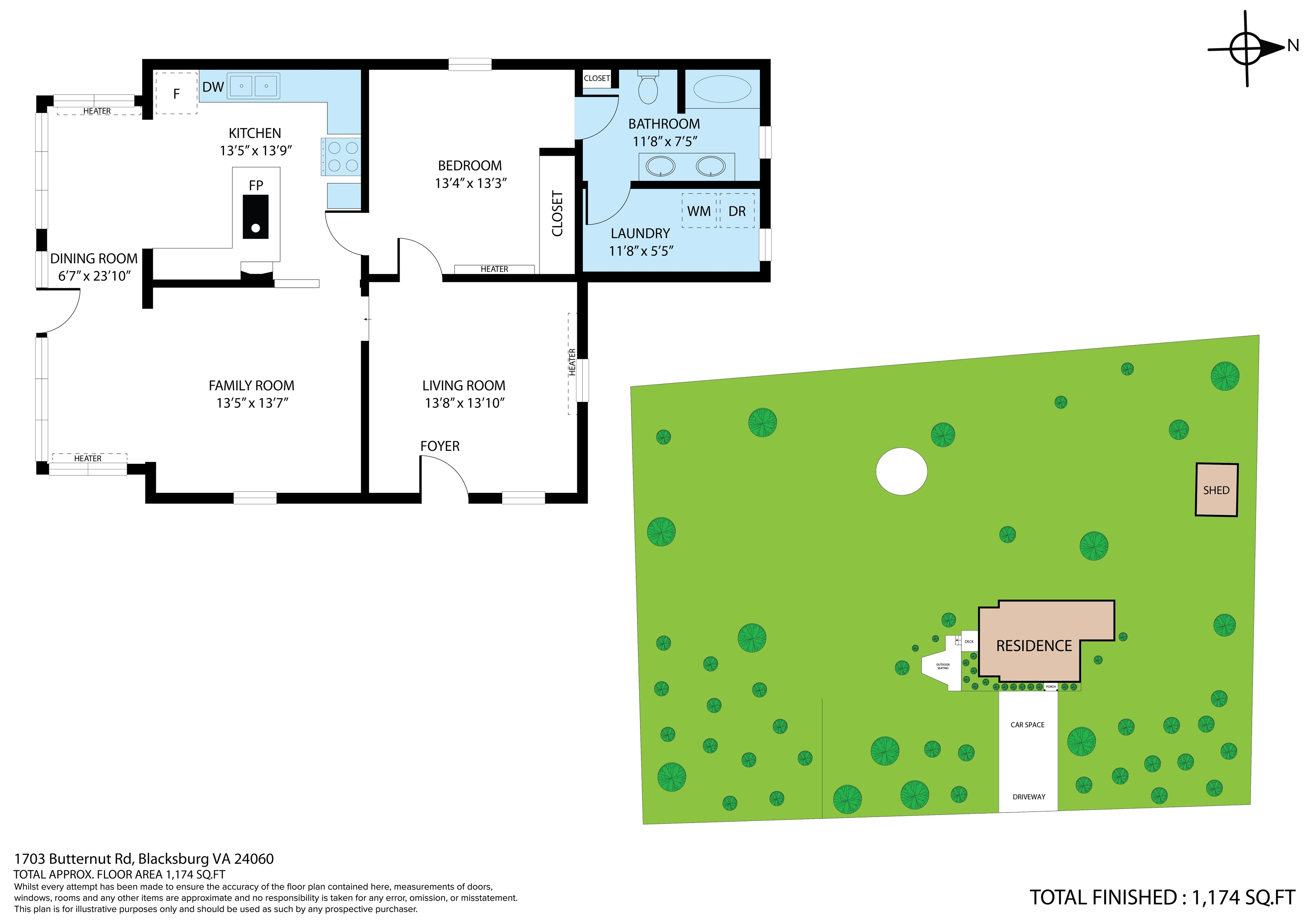 1703 Butternut Road Blacksburg VA 24060