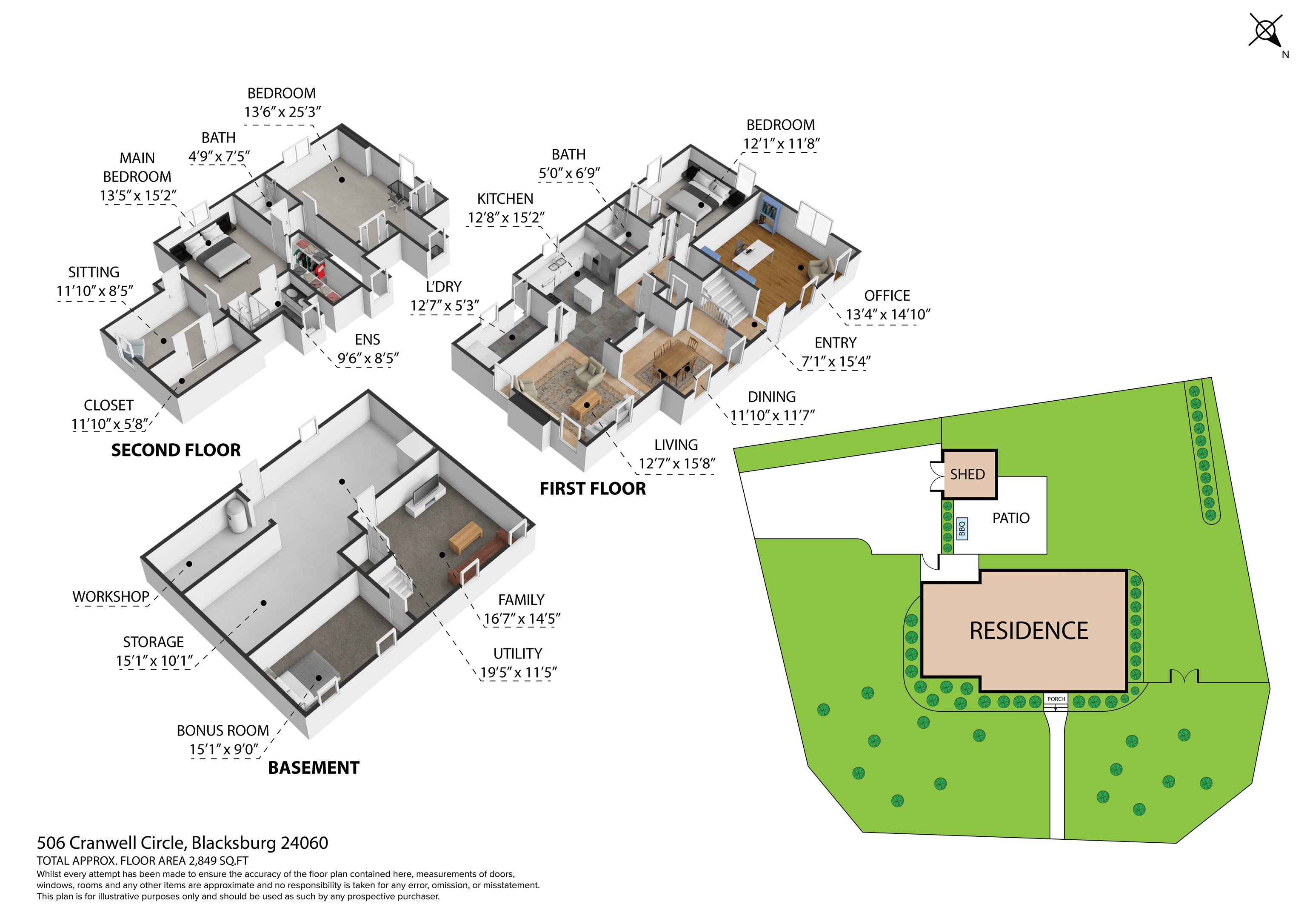506 Cranwell Circle Blacksburg VA 24060