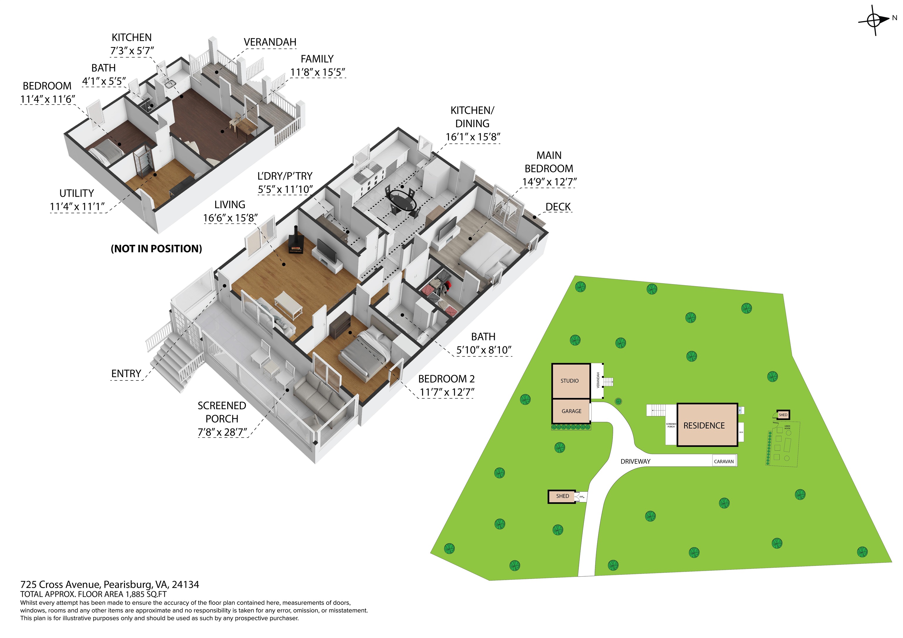 725 Cross Avenue Pearisburg VA 24134