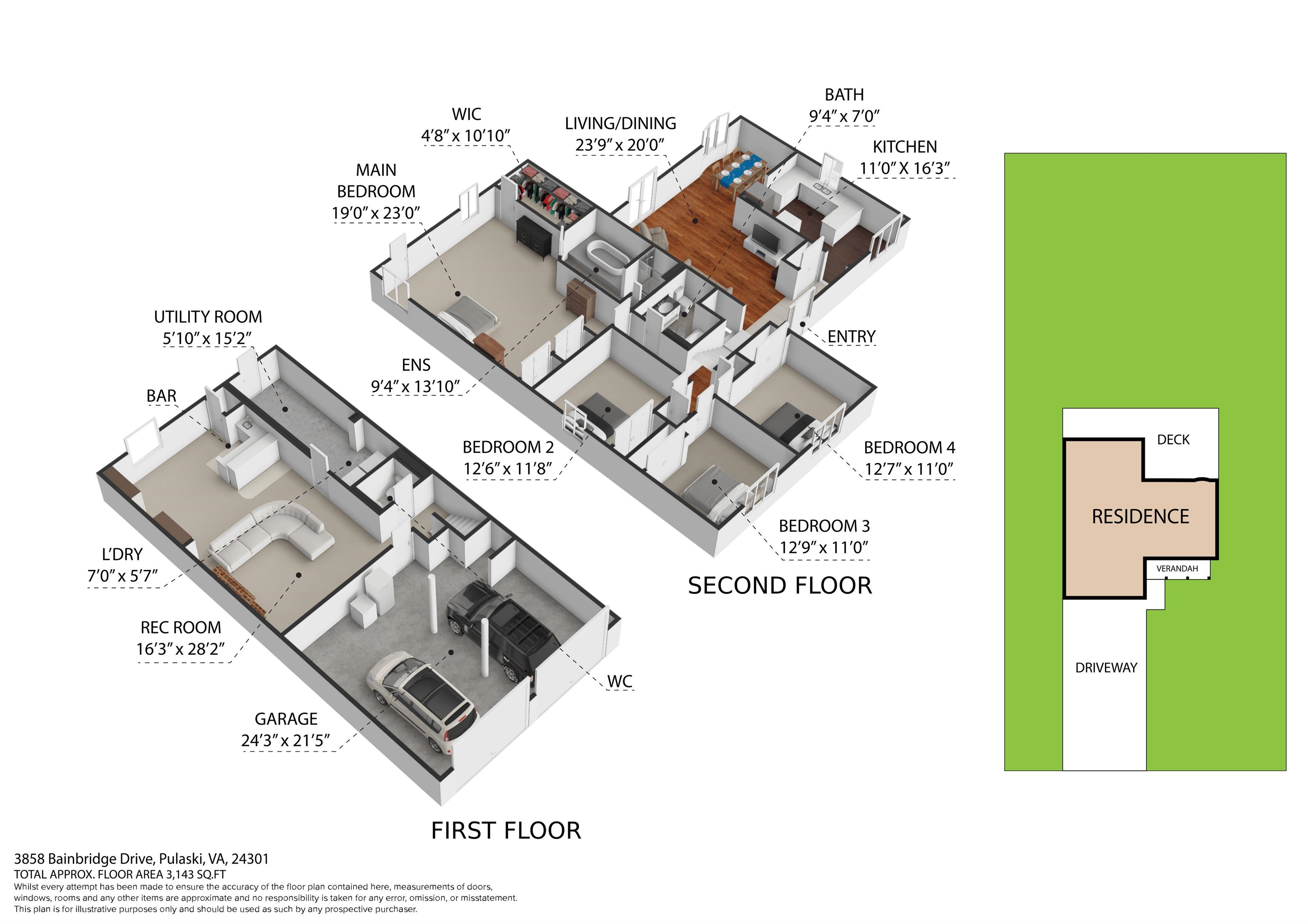3858 Bainbridge Drive Pulaski VA 24301