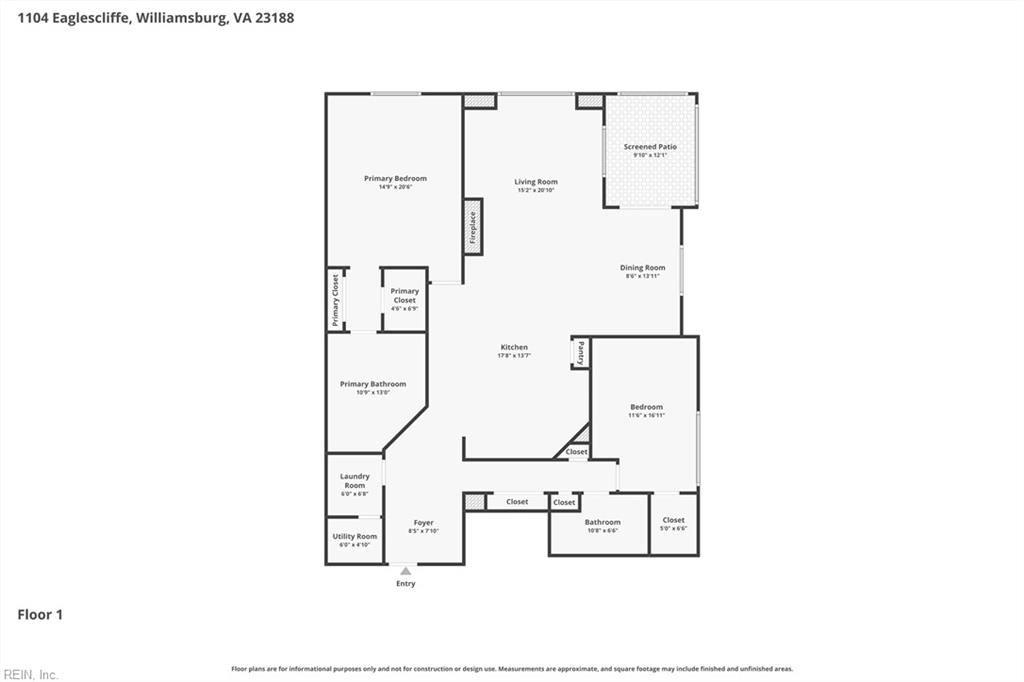 1104 Eaglescliffe Williamsburg VA 23188