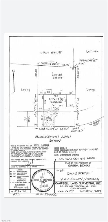 312 Blacksmith Arch Yorktown VA 23693