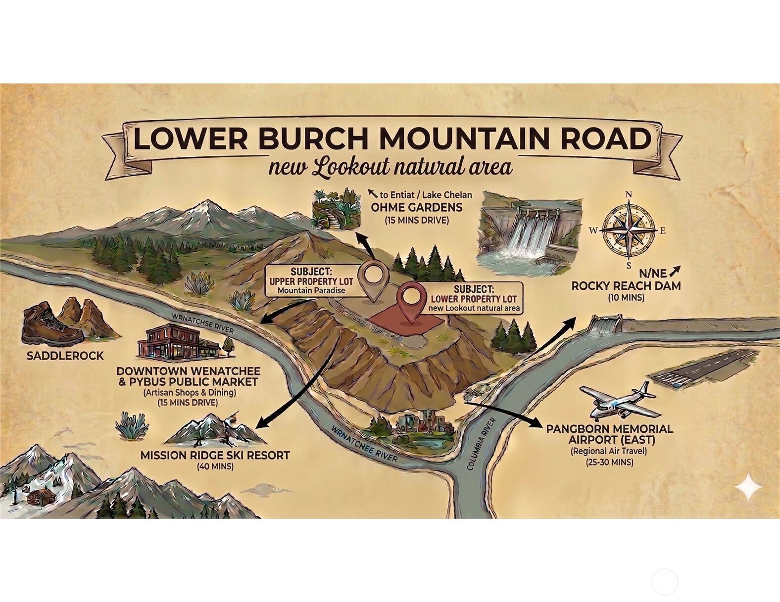 0 Burch Mountain Road Wenatchee WA 98801