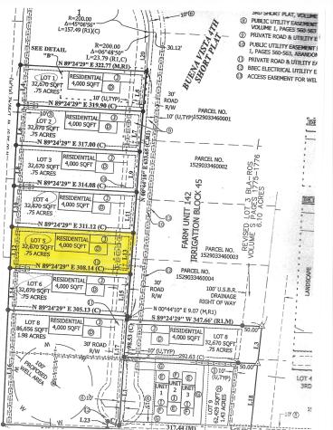 0 Lot 5 Pancho Villa Lane Othello WA 99344