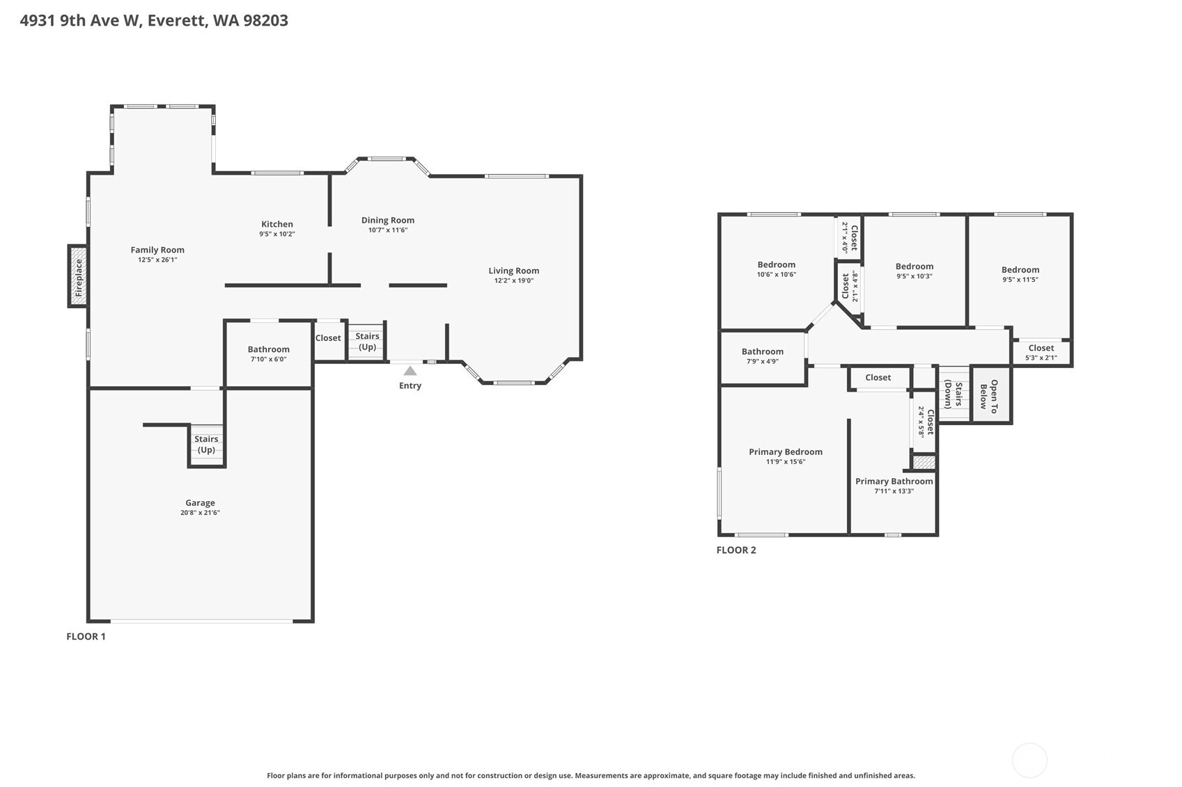 4931 9th Avenue W Everett WA 98203