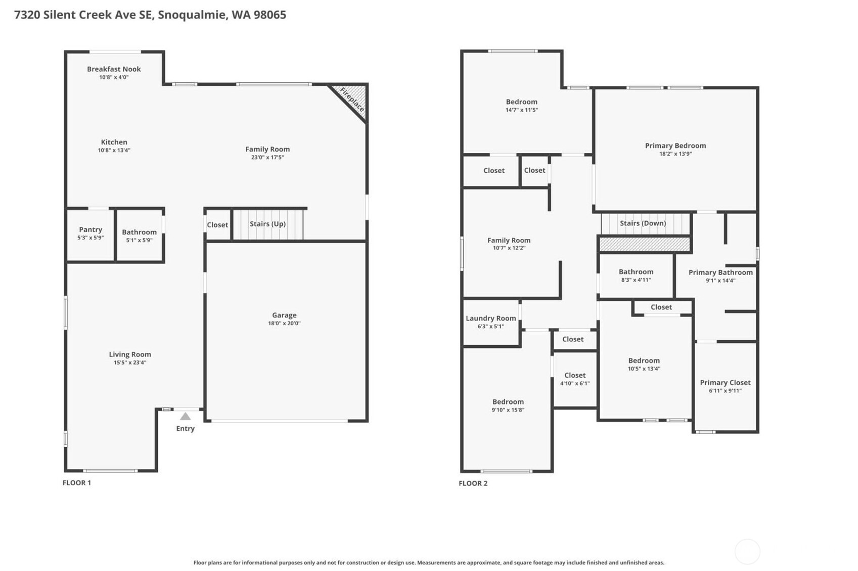 7320 Silent Creek Avenue SE Snoqualmie WA 98065