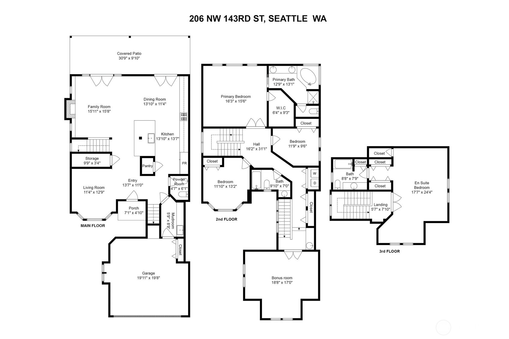 206 NW 143rd Street Seattle WA 98177