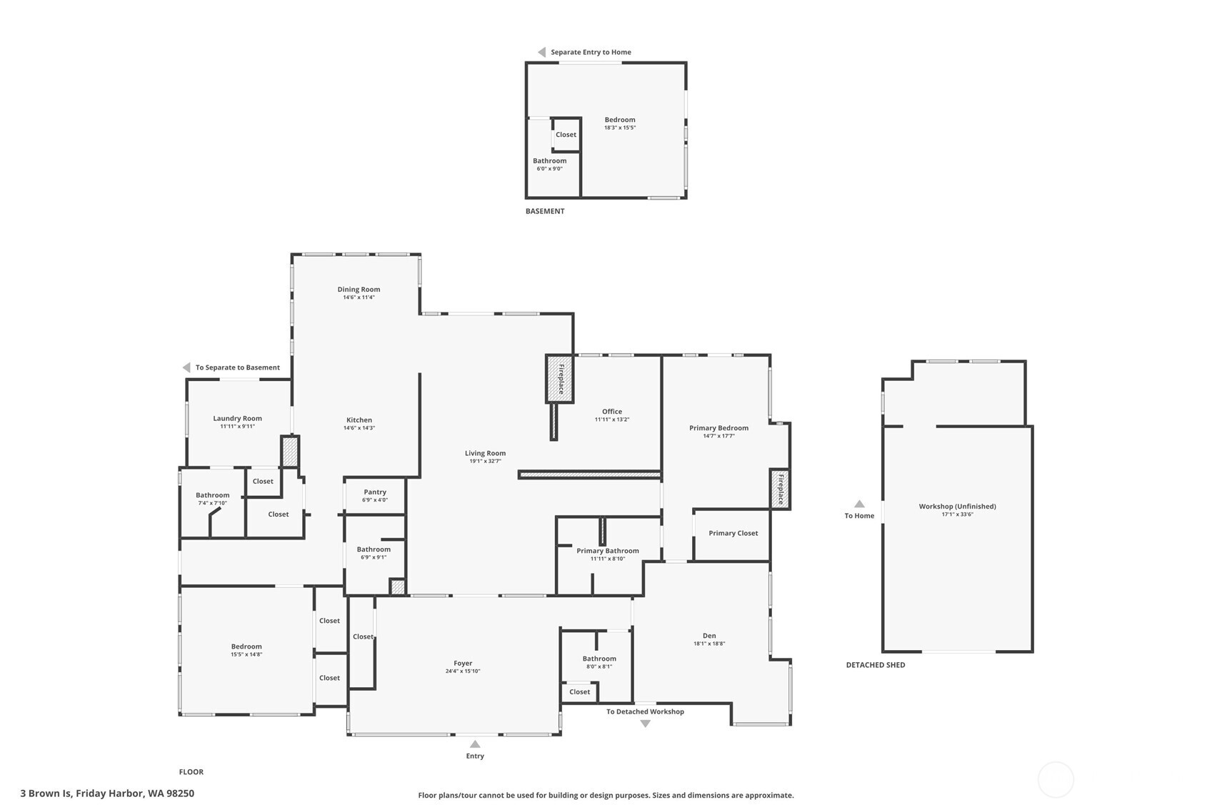 3 Brown Island Friday Harbor WA 98250