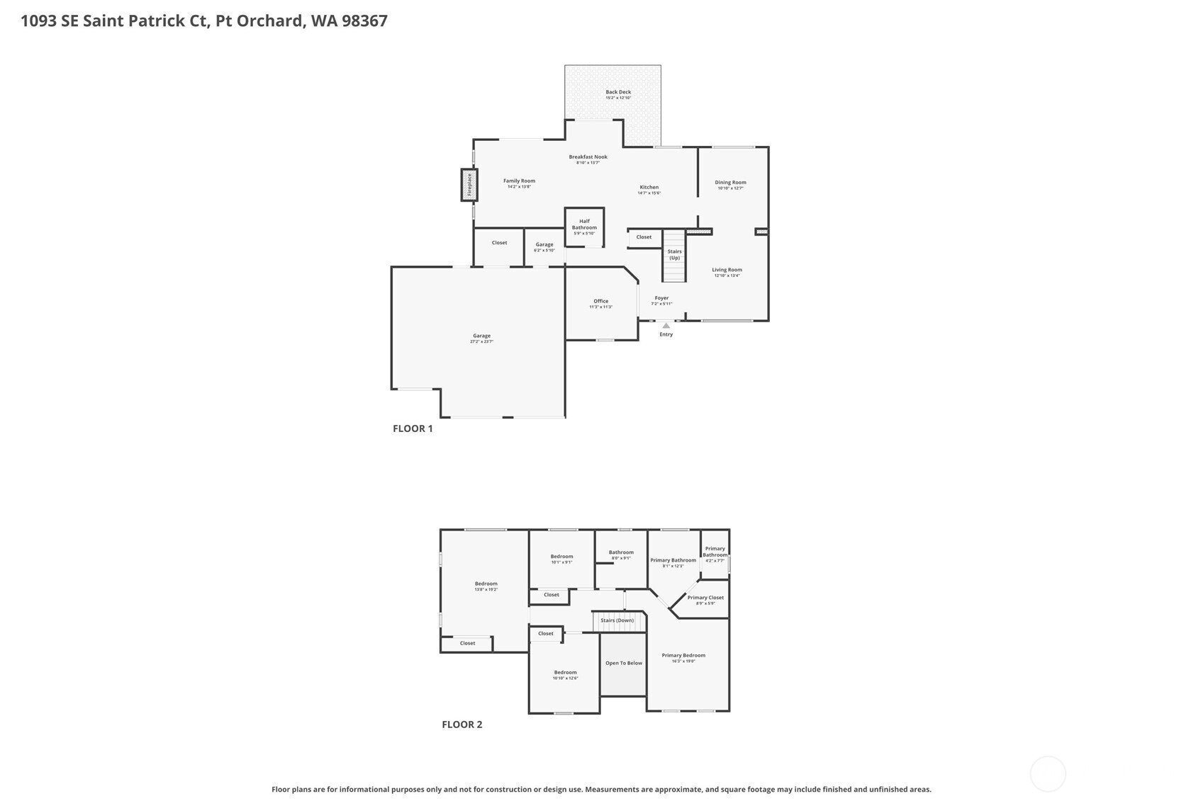 1093 SE St Patrick Court Port Orchard WA 98367