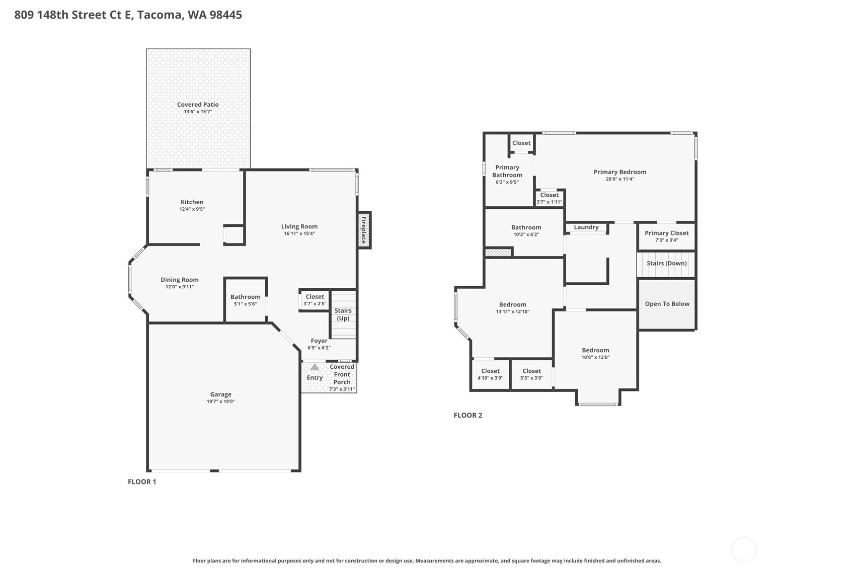 809 148th Street Ct E Tacoma WA 98445