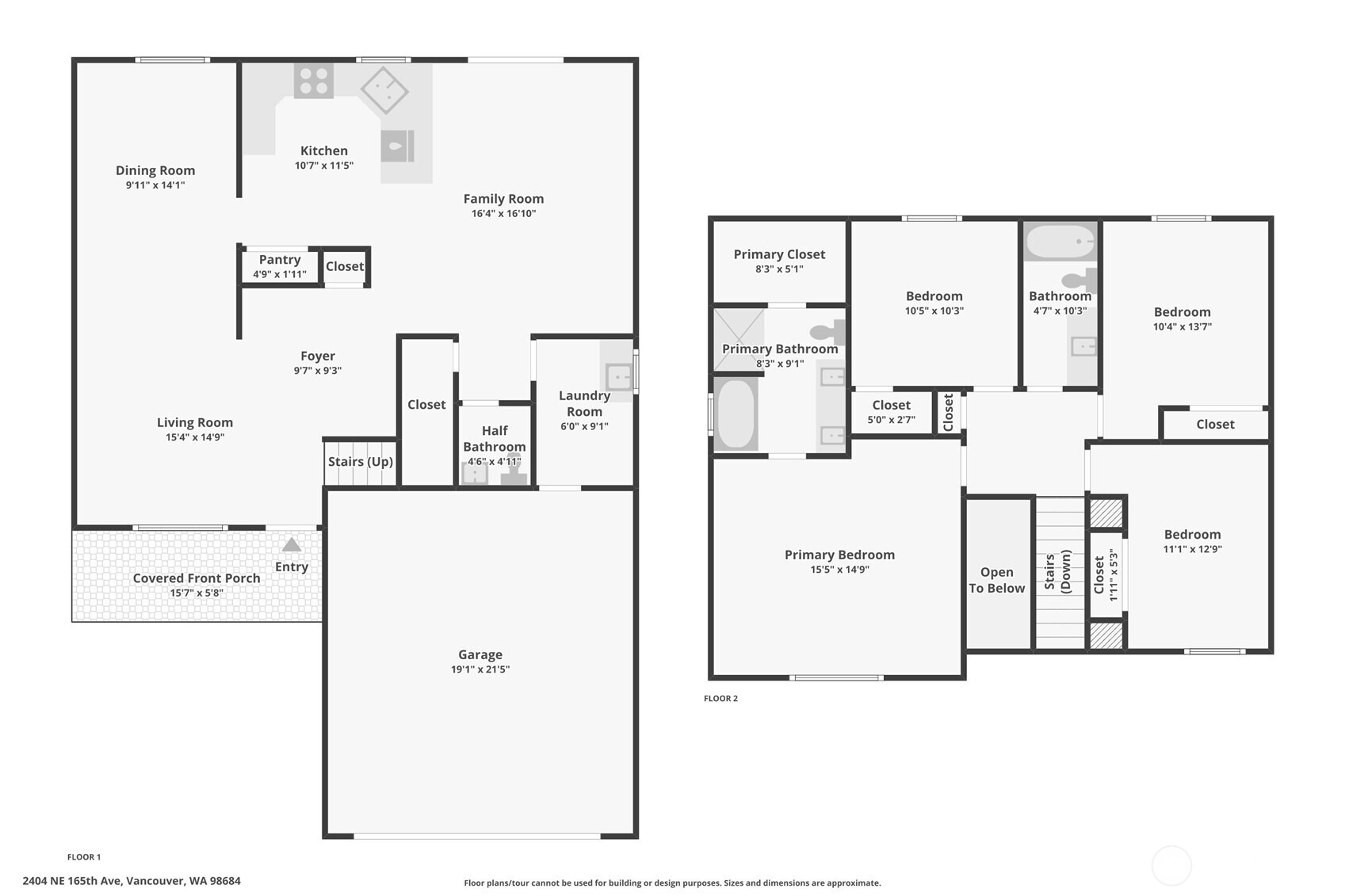2404 NE 165th Avenue Vancouver WA 98684