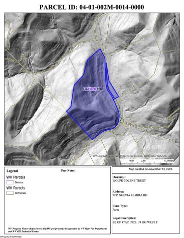 7935 Servia Elmira Road Duck WV 25063