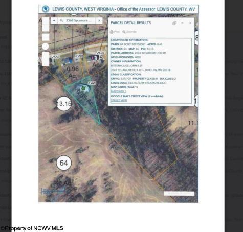 2568 Sycamore Lick Road Jane Lew WV 26378