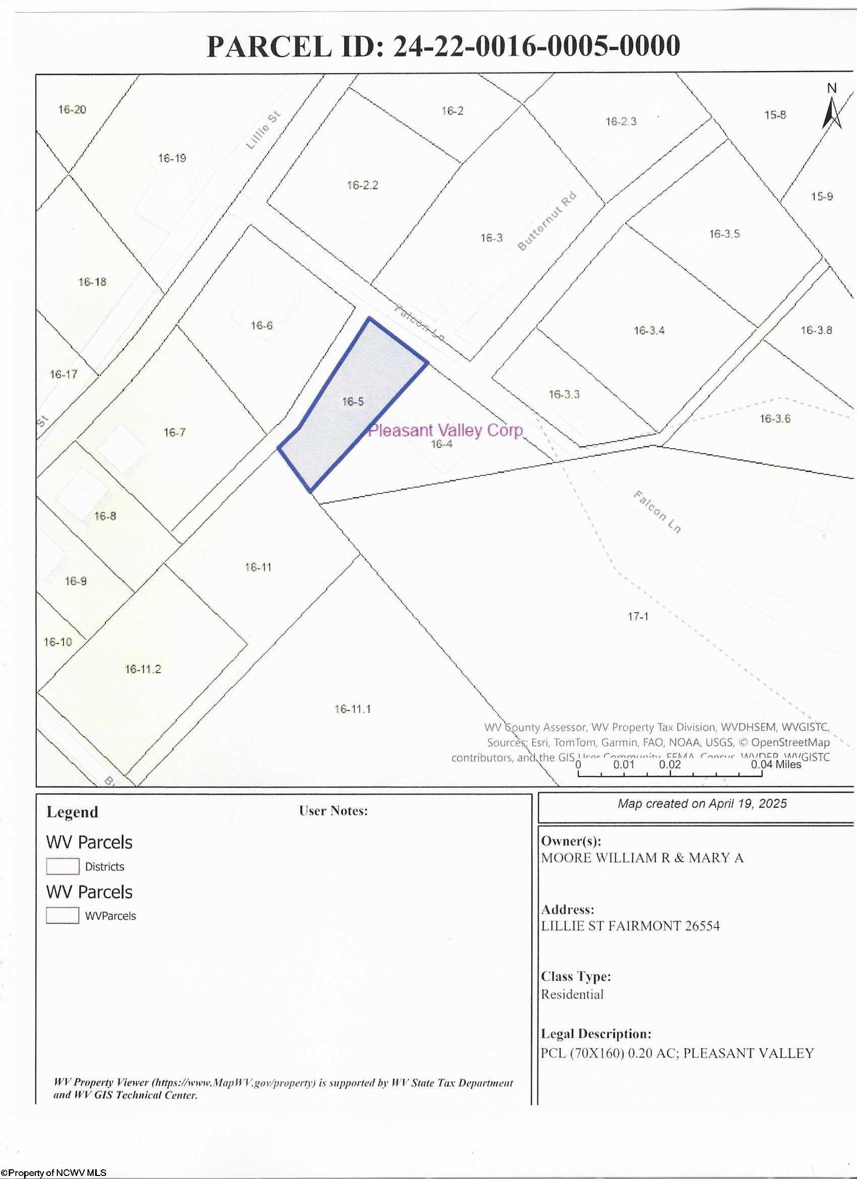 1719 Lillie Street Fairmont WV 26554